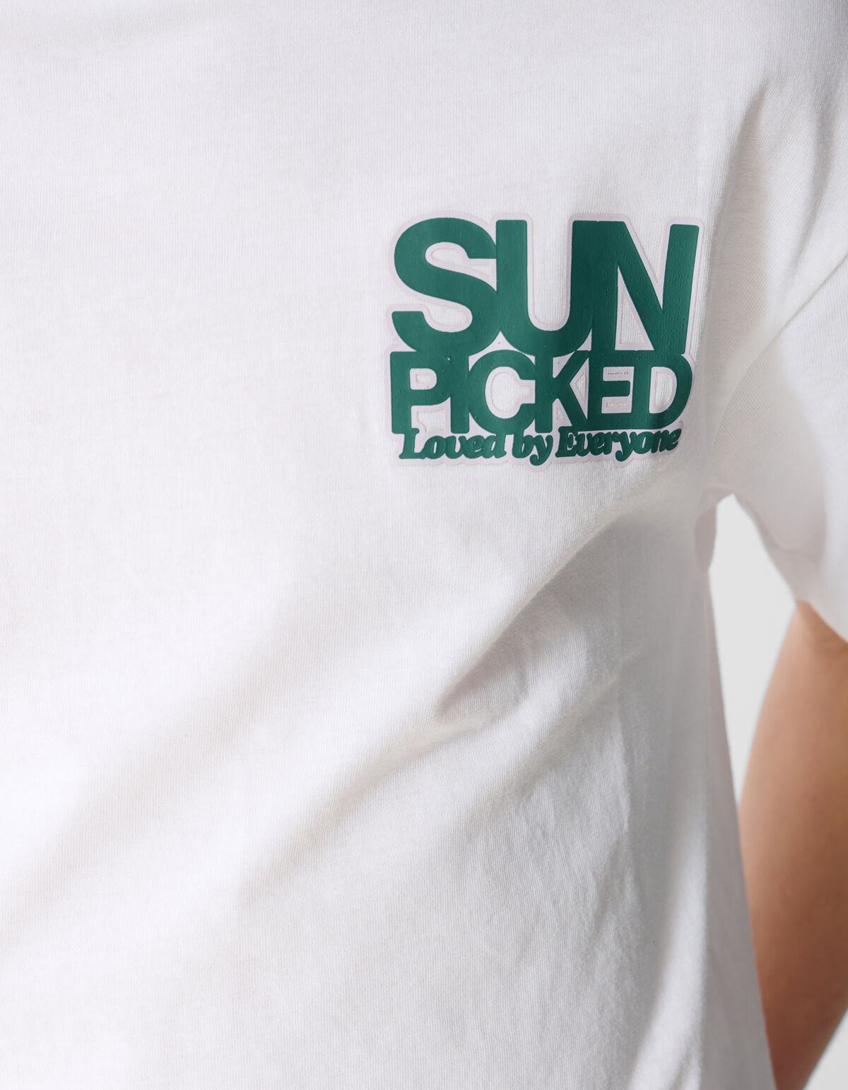 Sunpicked Artwork T-Shirt Wit SHOEBY BOYS