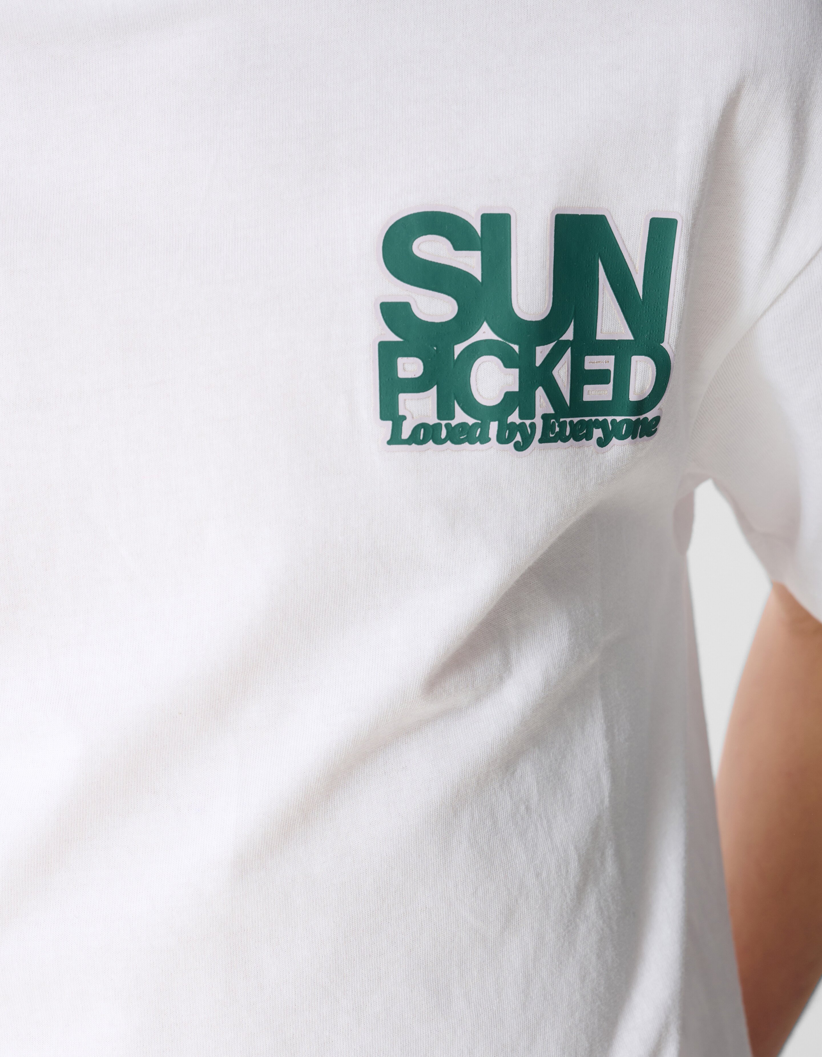Sunpicked Artwork T-Shirt Wit SHOEBY BOYS