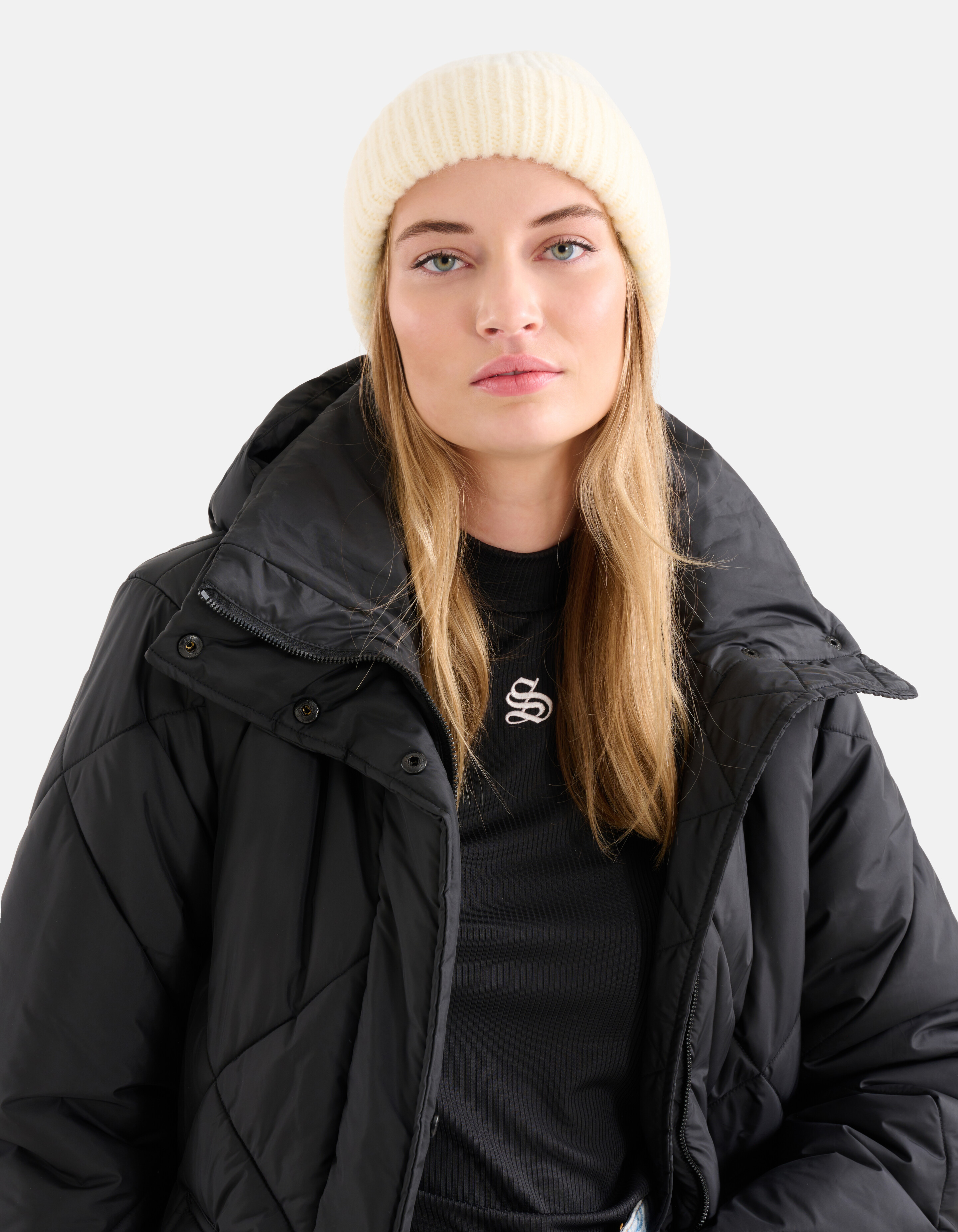 Chunky Beanie Gebroken Wit SHOEBY ACCESSOIRES