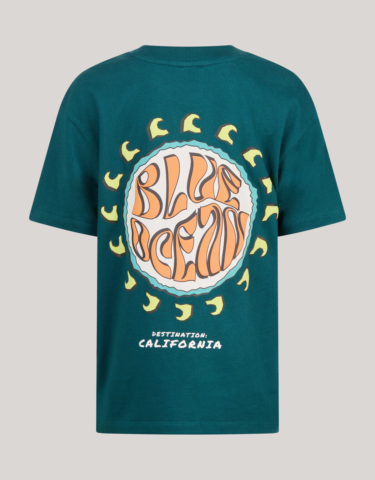 Artwork T-shirt Donkergroen SHOEBY BOYS