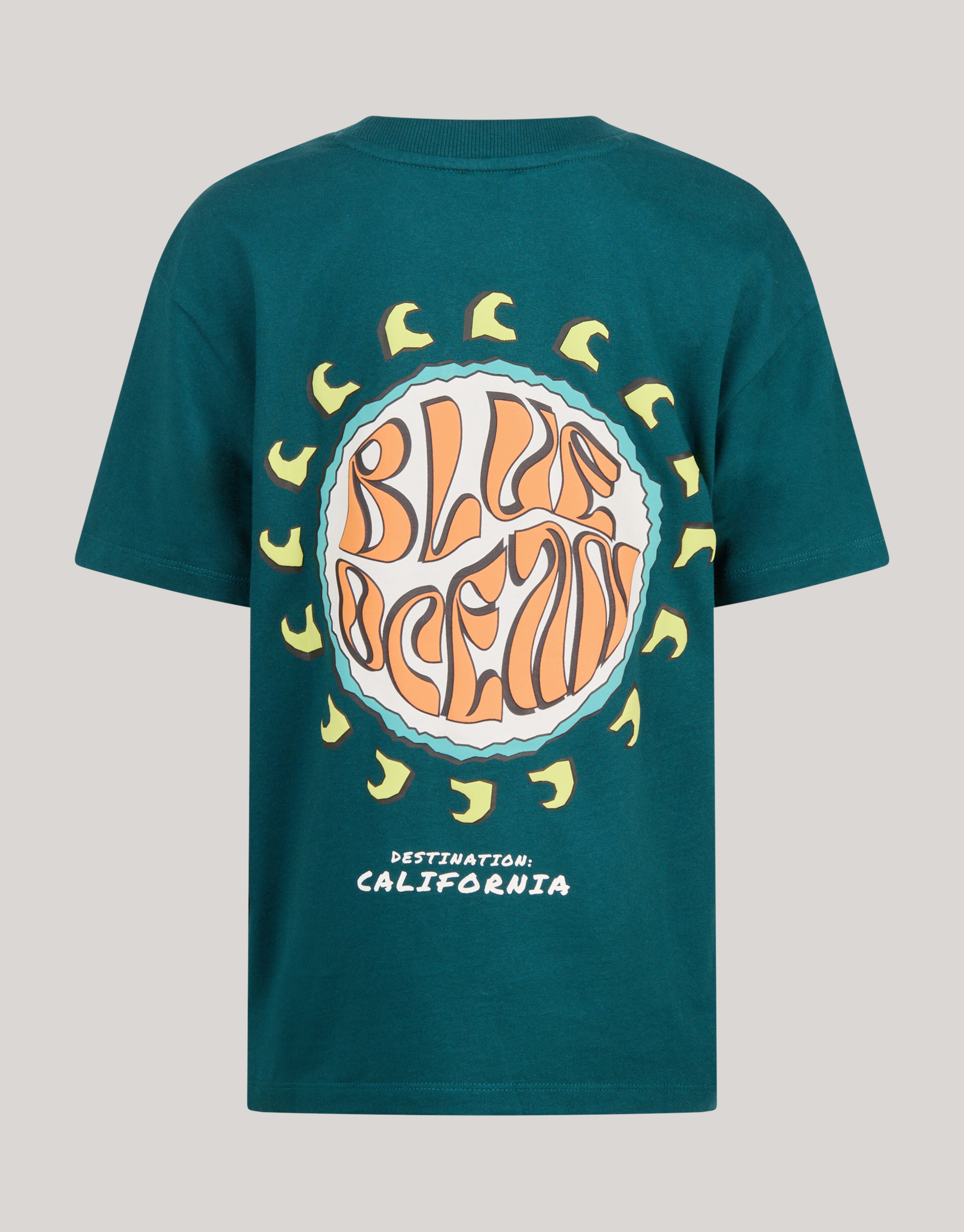 Artwork T-shirt Donkergroen SHOEBY BOYS