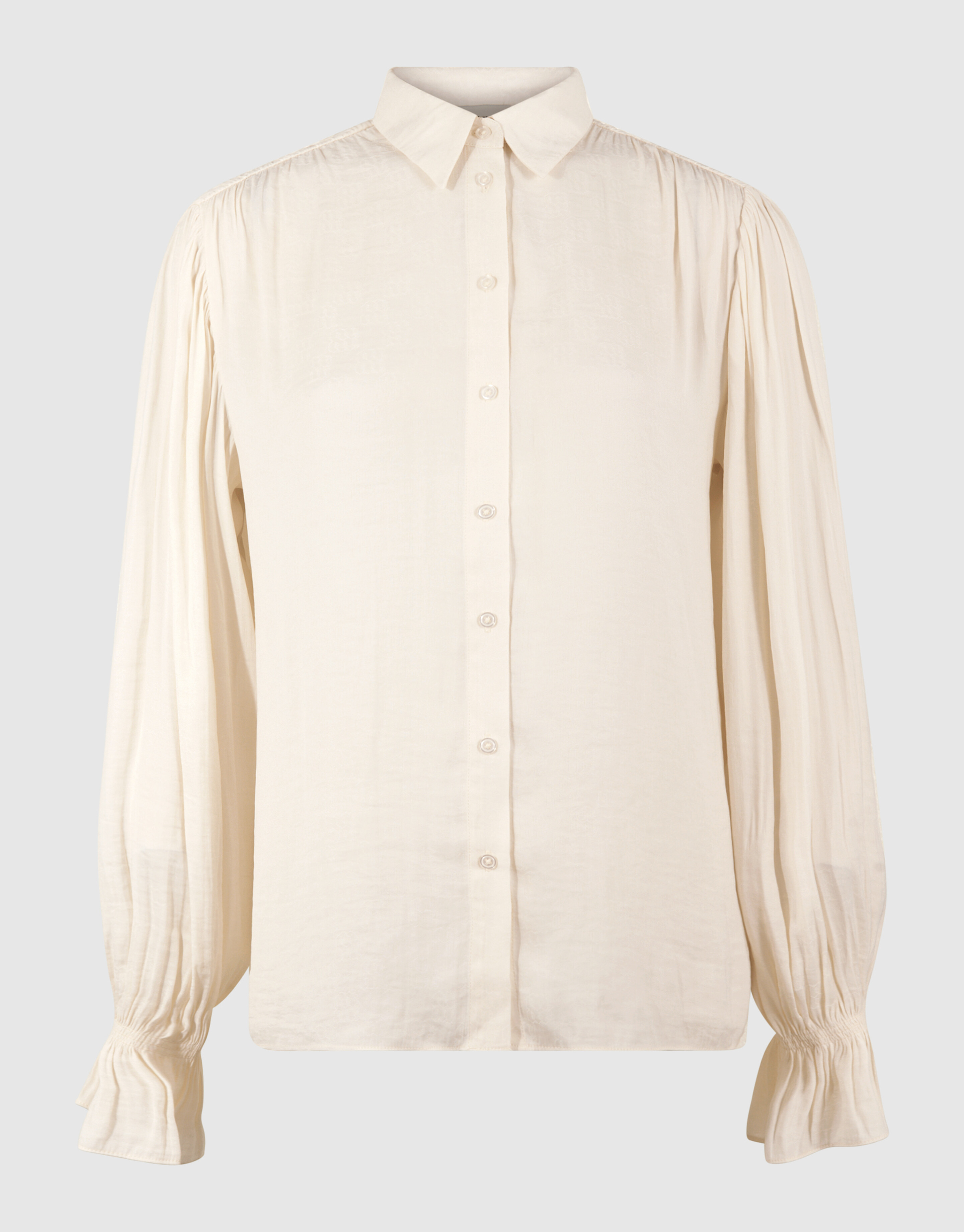 Gathering Blouse Gebroken Wit By Mieke SHOEBY WOMEN