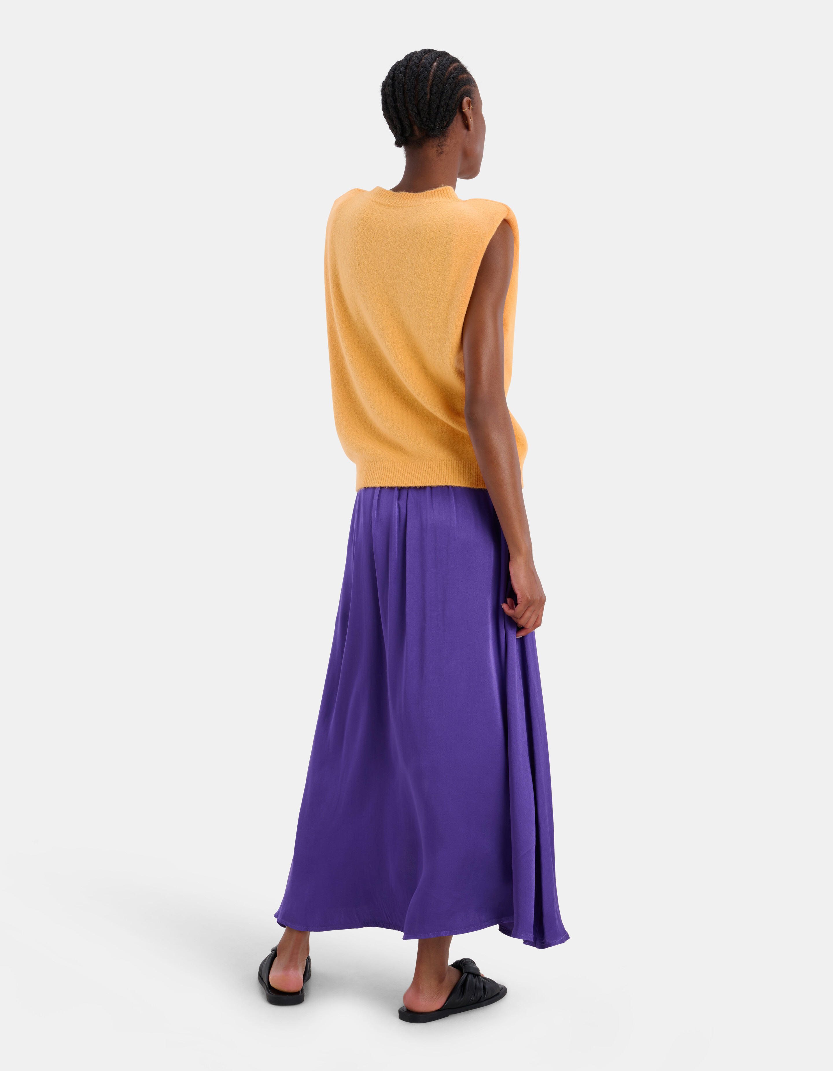 Sleeveless Colour Knit Top EKSEPT