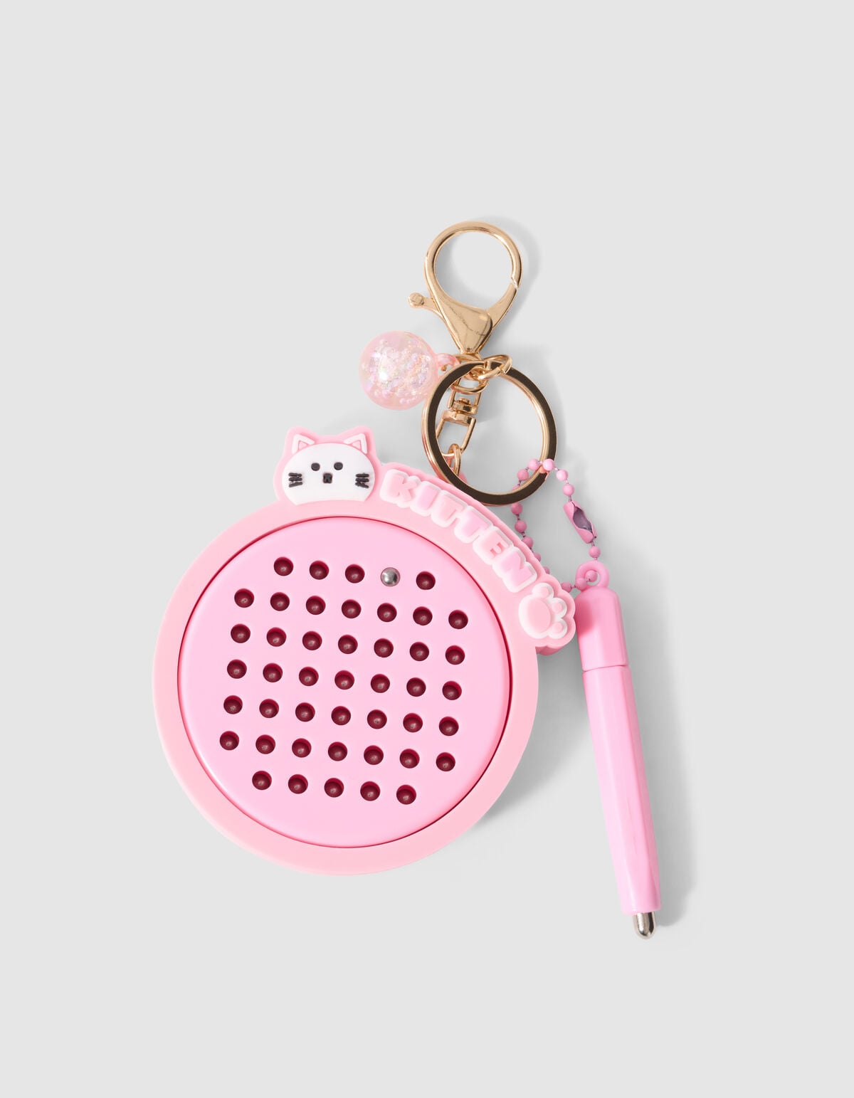 Kitten Magneet Sleutelhanger Roze SHOEBY ACCESSOIRES