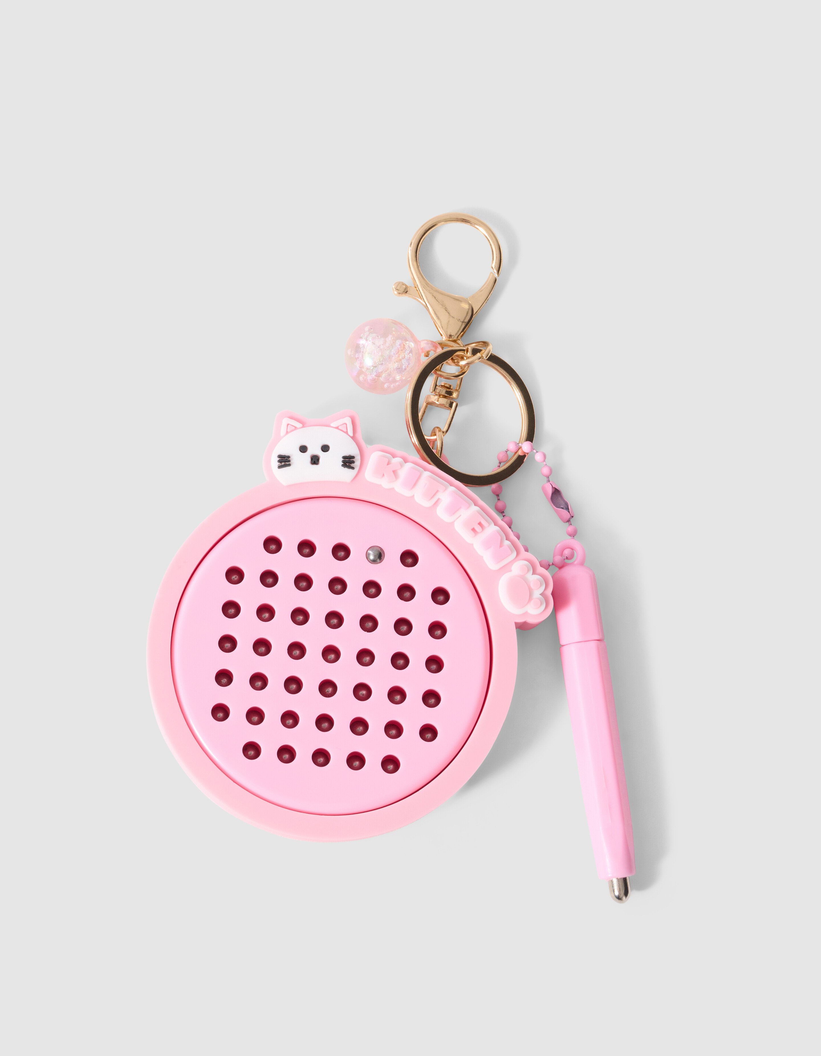 Kitten Magneet Sleutelhanger Roze SHOEBY ACCESSOIRES