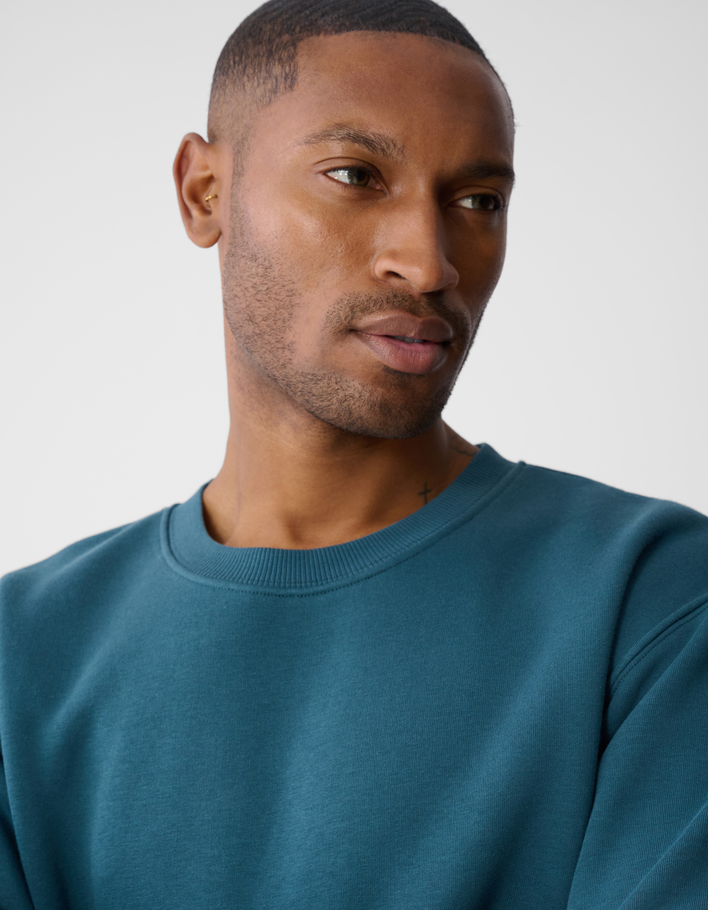 Cord Artwork Sweater Donkergroen SHOEBY MEN