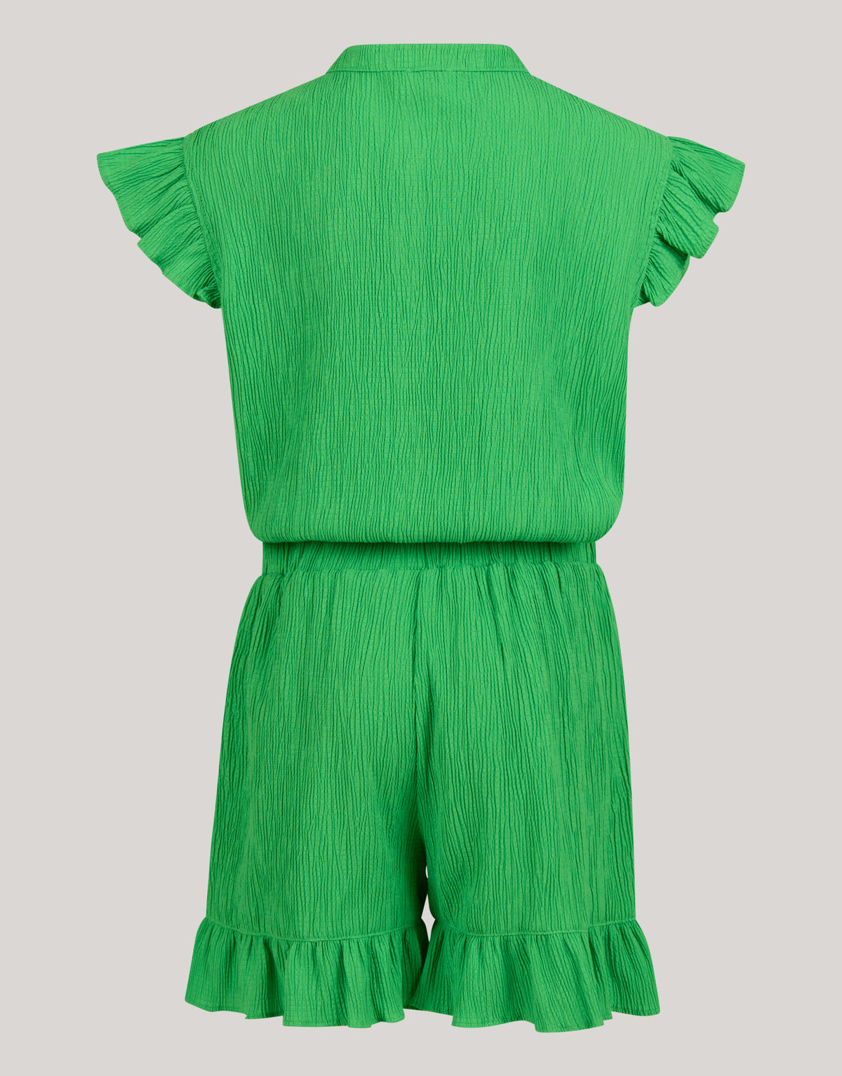 Crinkle Jumpsuit Groen SHOEBY GIRLS