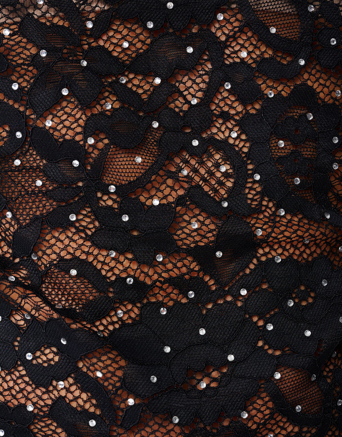 Strass Kanten Top Zwart SHOEBY WOMEN