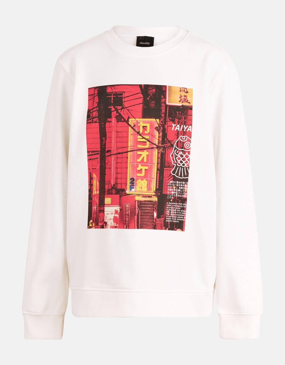 Printed Sweater Gebroken Wit SHOEBY BOYS