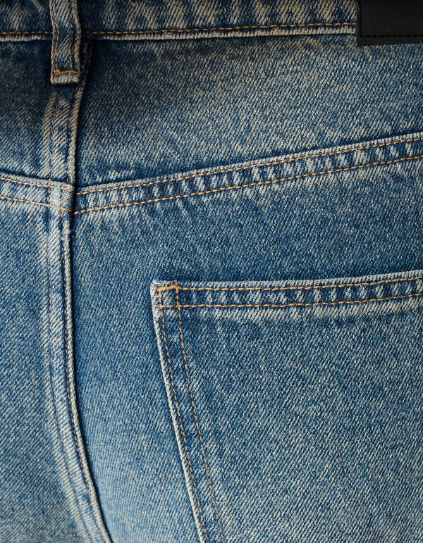 Baggy Fit Tinted Jeans Donkerblauw SHOEBY WOMEN