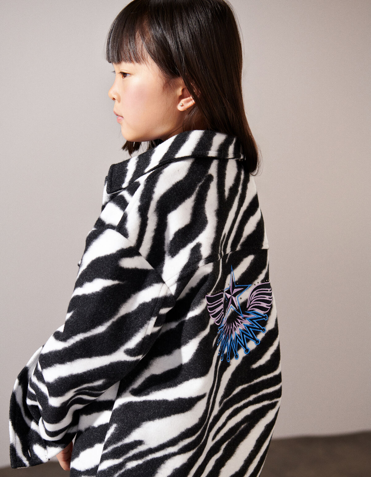 Western Embroidery Jack Zwart/Wit SHOEBY GIRLS