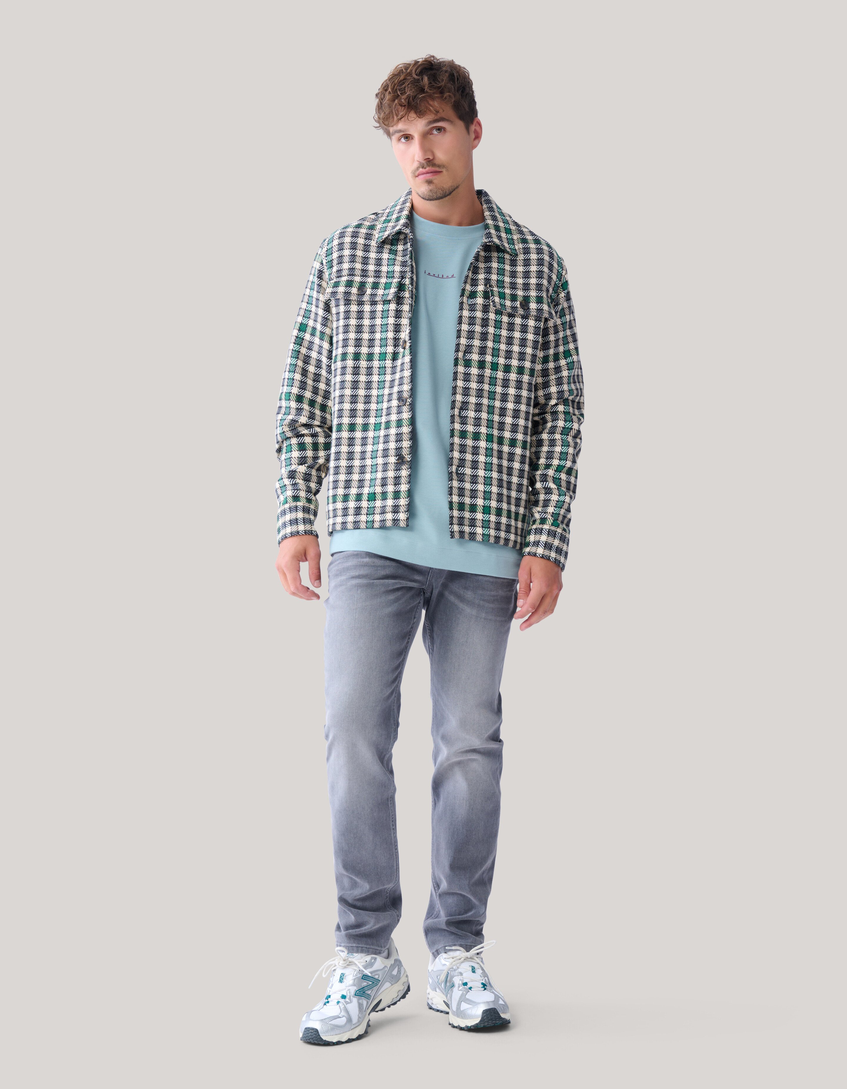Ruiten Overshirt Groen SHOEBY MEN