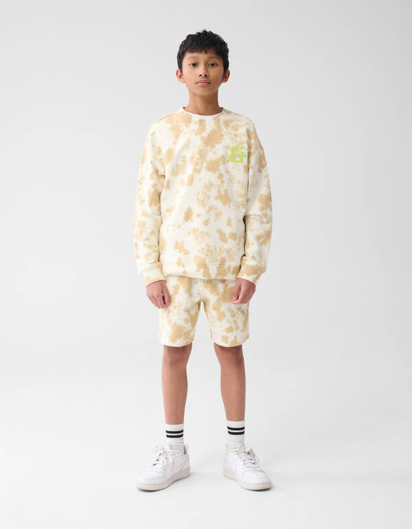 Tie Dye Short Beige SHOEBY BOYS