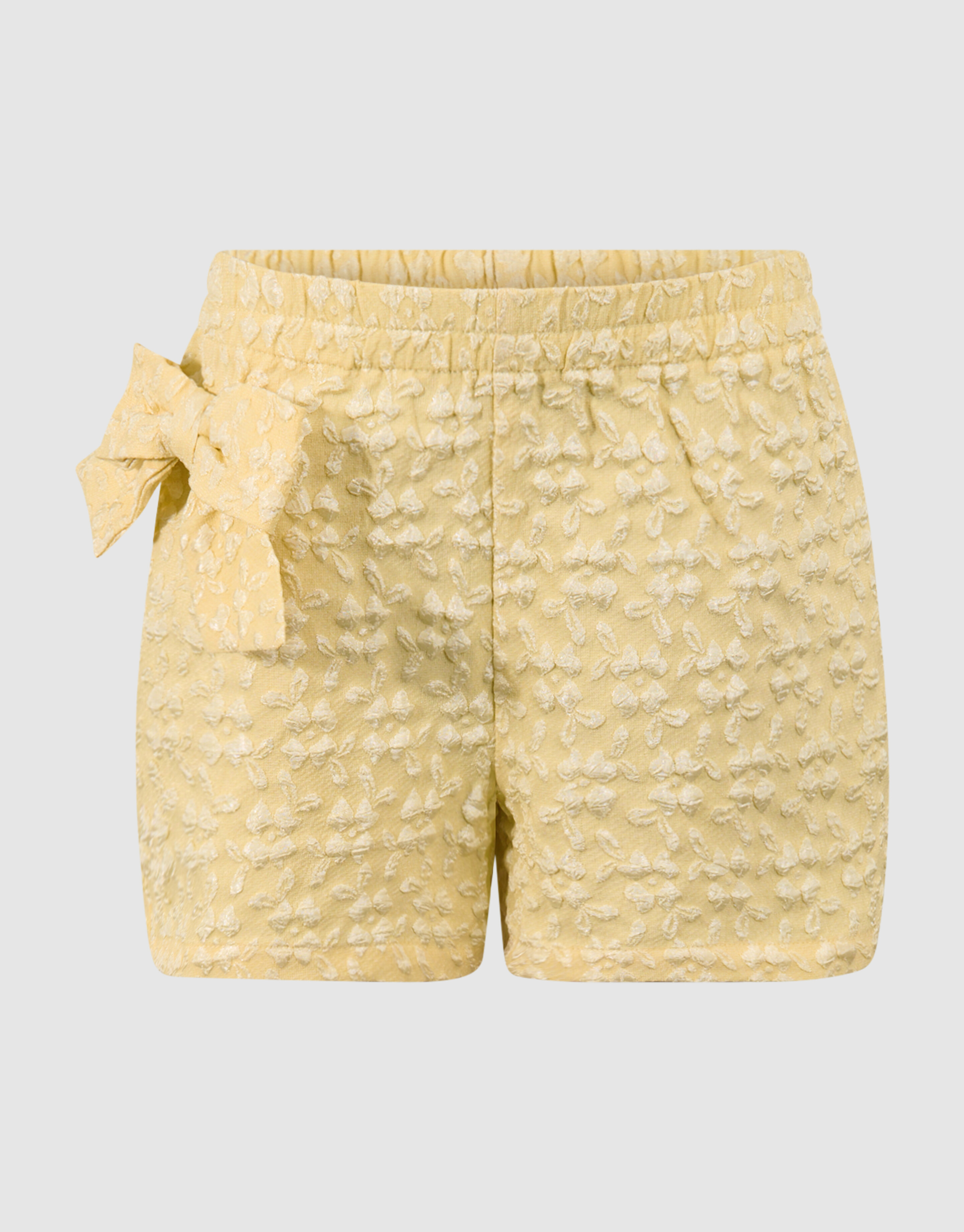 Jacquard Flower Short Lichtgeel SHOEBY GIRLS