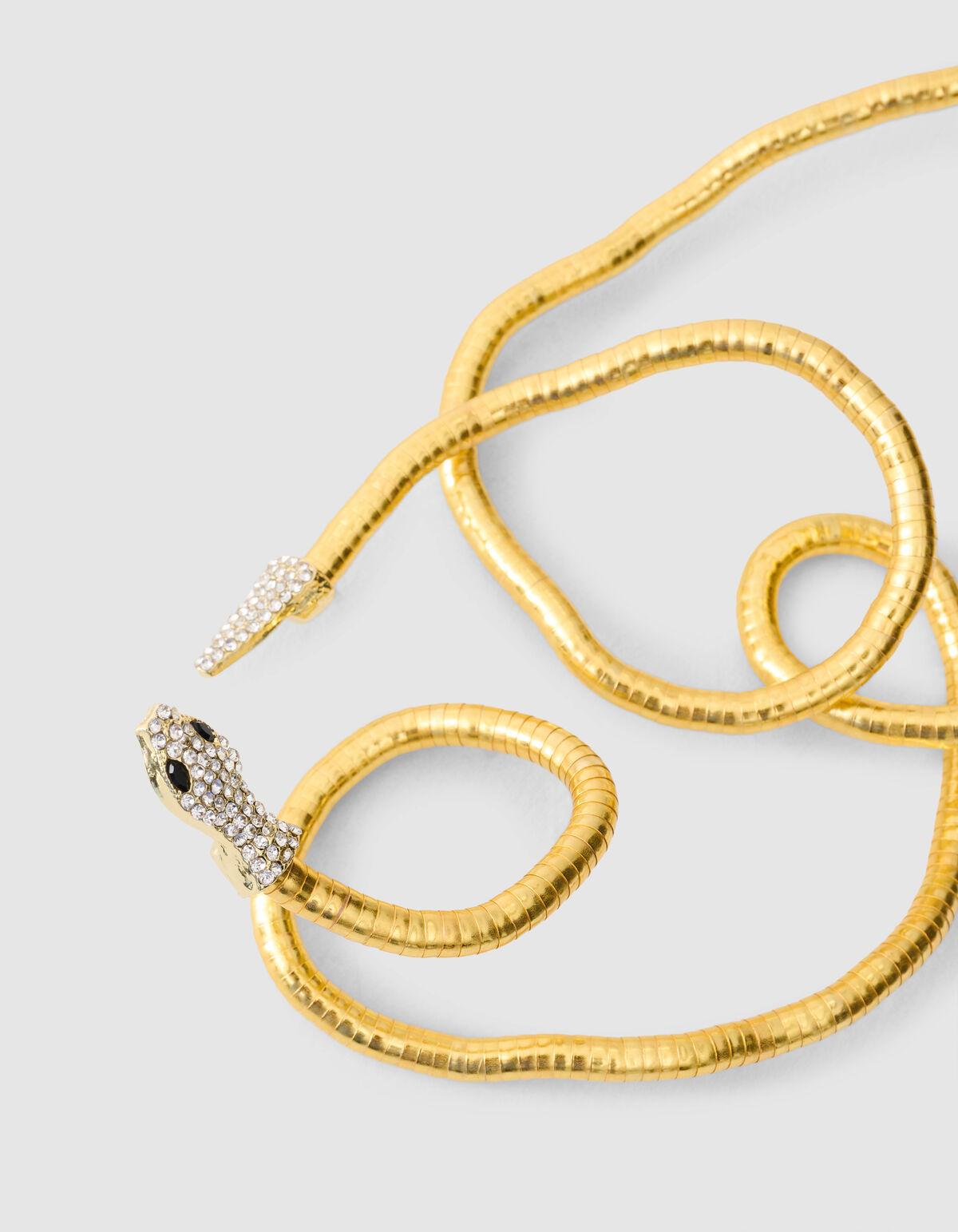 Strass Slang Ketting Goud SHOEBY ACCESSOIRES