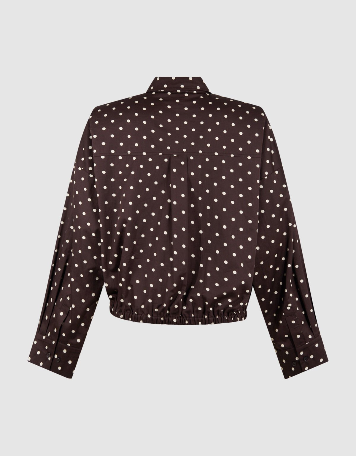 Polkadot Blouse Donkerbruin SHOEBY WOMEN