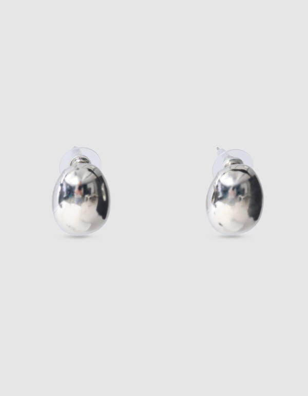 Small Bulb Oorbellen Zilver SHOEBY ACCESSOIRES