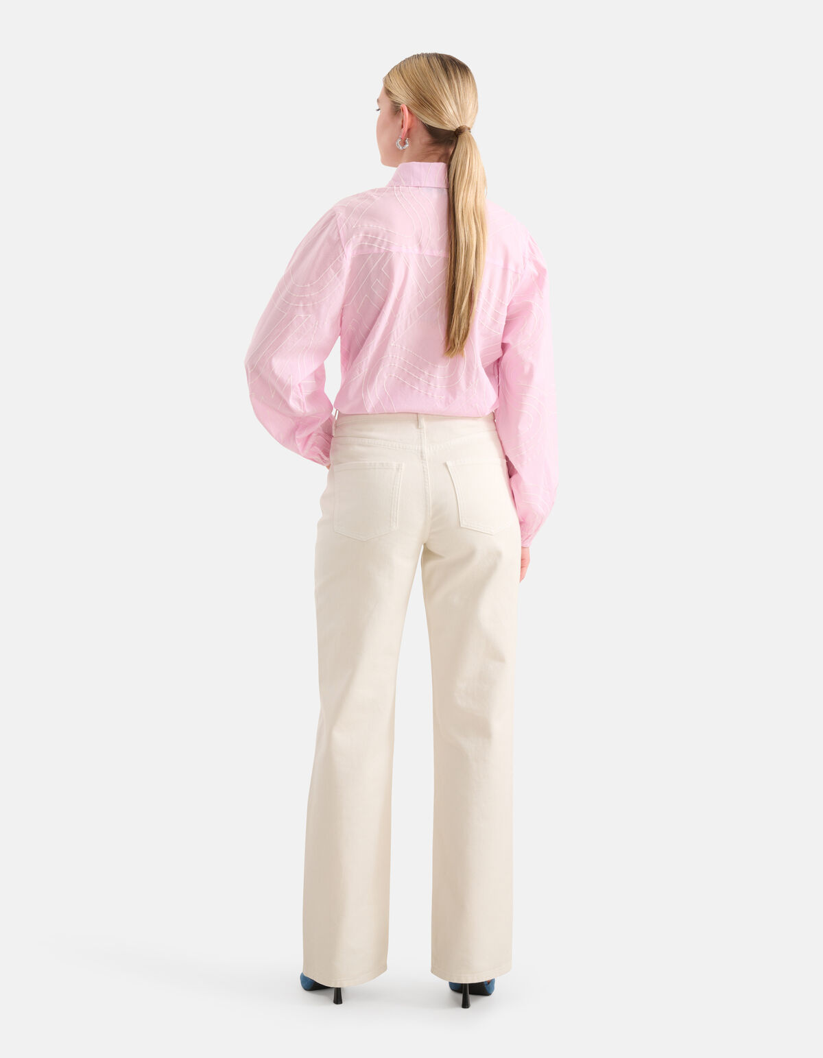 Embroidery Blouse Lichtroze SHOEBY WOMEN