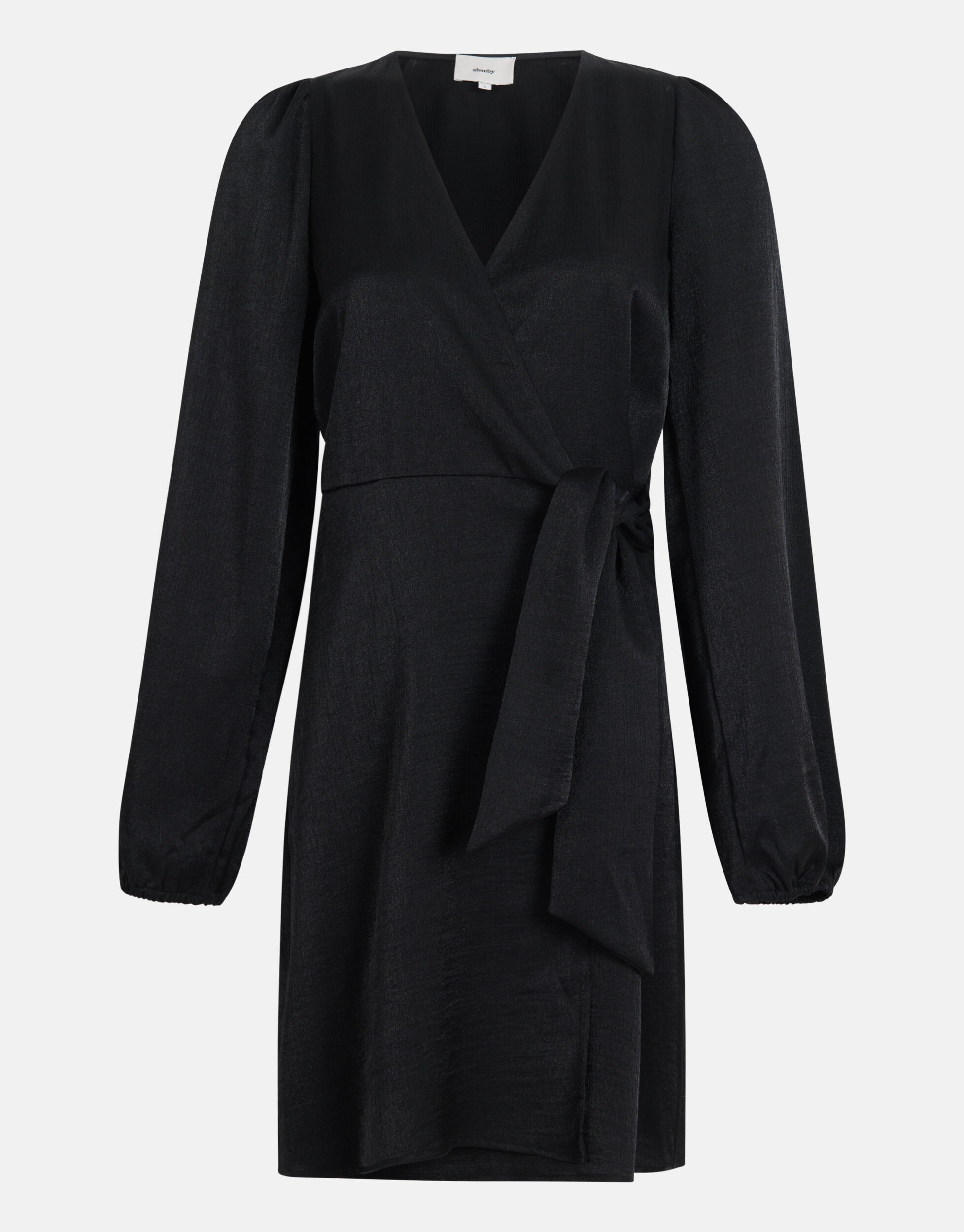 Wrap dress zwart deals