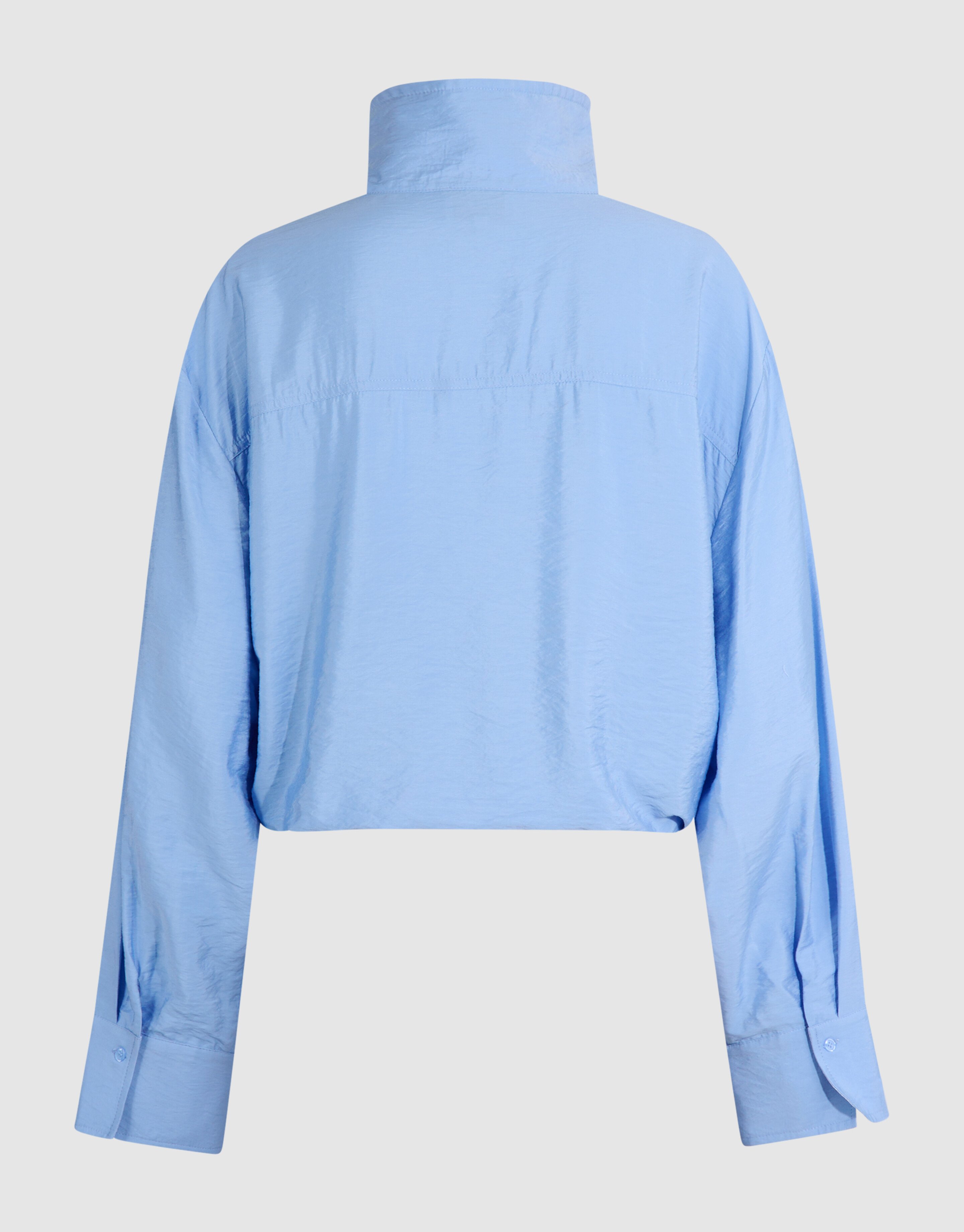 Drawstring Blouse Blauw SHOEBY WOMEN