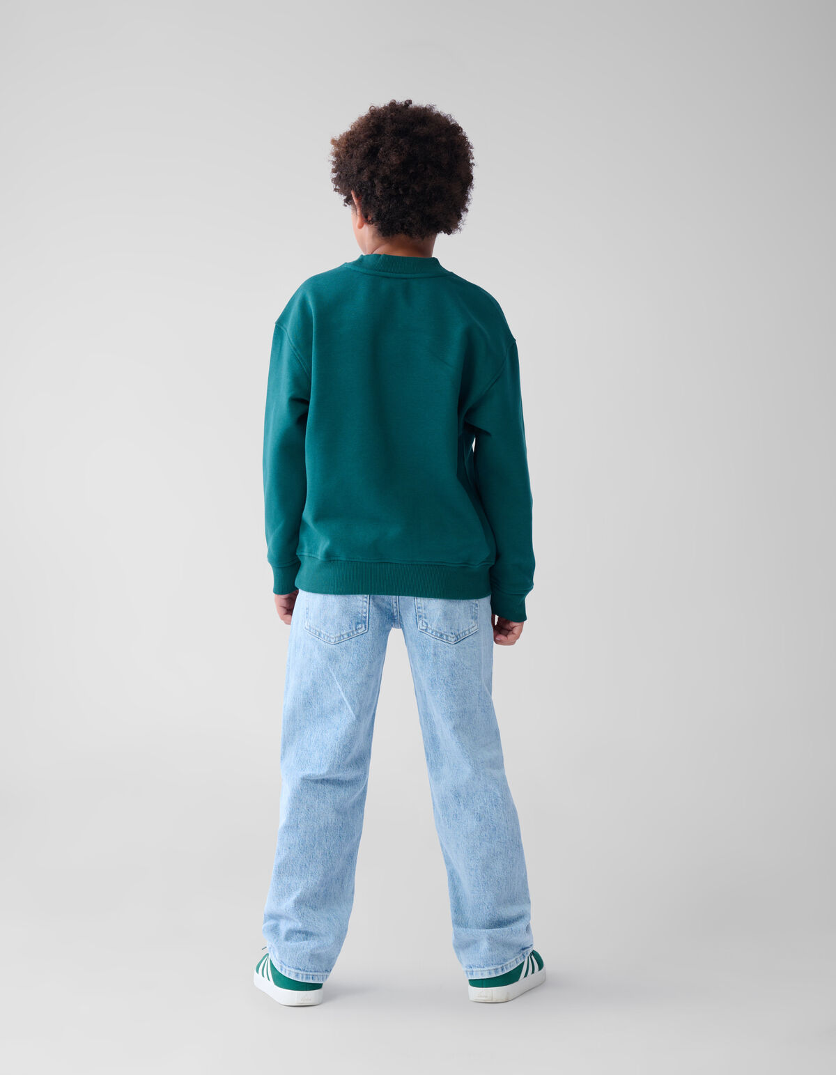 Artwork Sweater Donkergroen SHOEBY BOYS