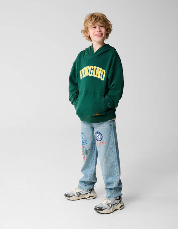 Hoodie Donkergroen Shoeby X Vingino SHOEBY BOYS