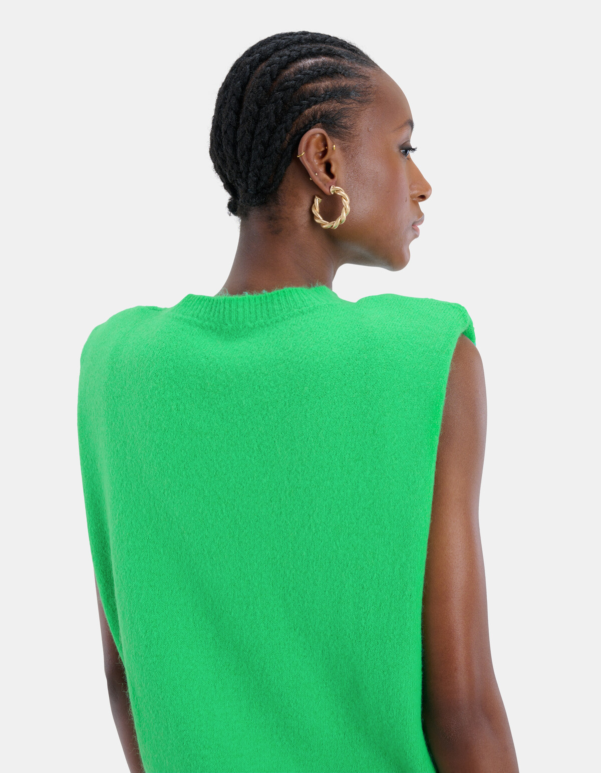 Sleeveless Colour Knit Top EKSEPT