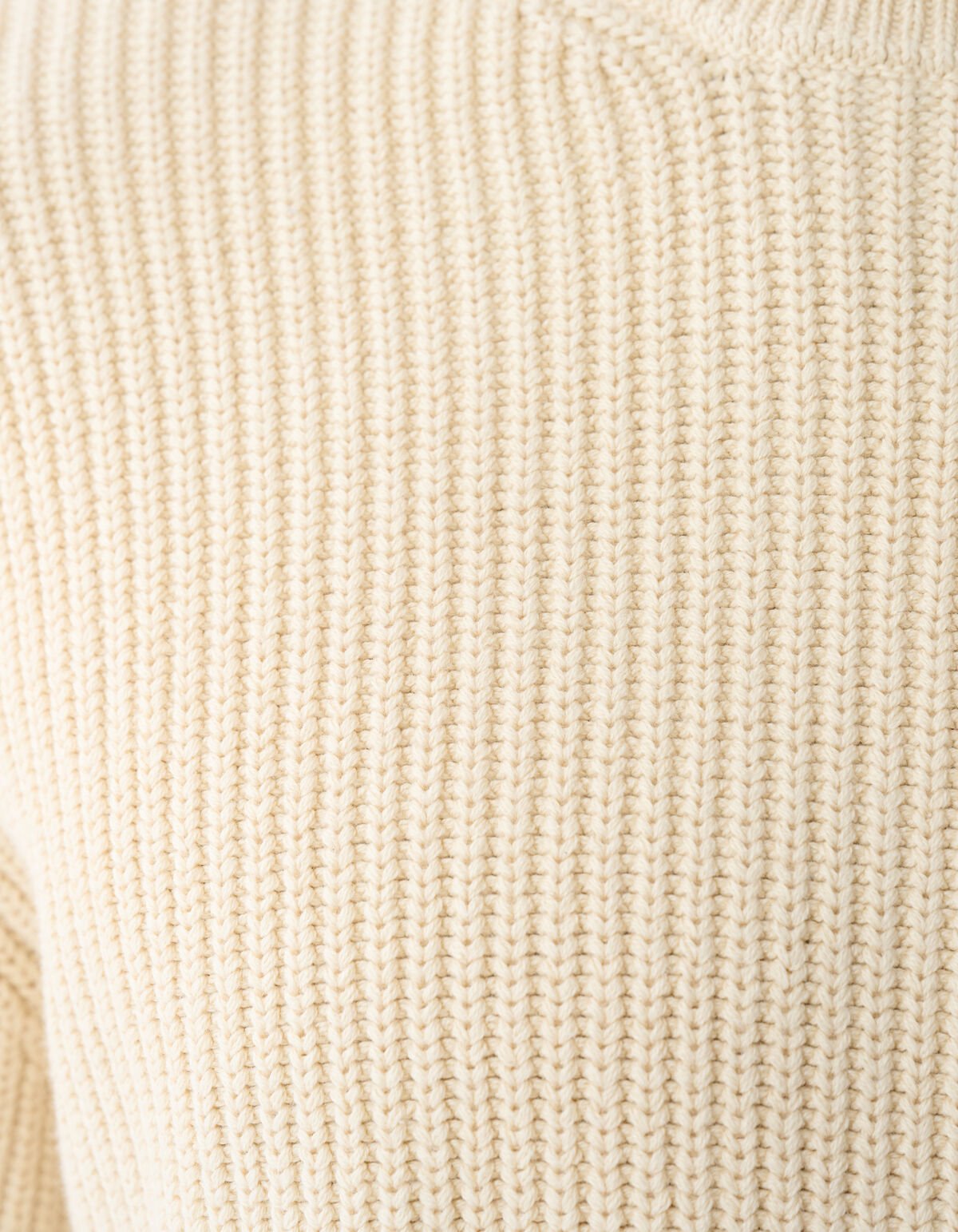 Crewneck Knit Trui Zand SHOEBY MEN