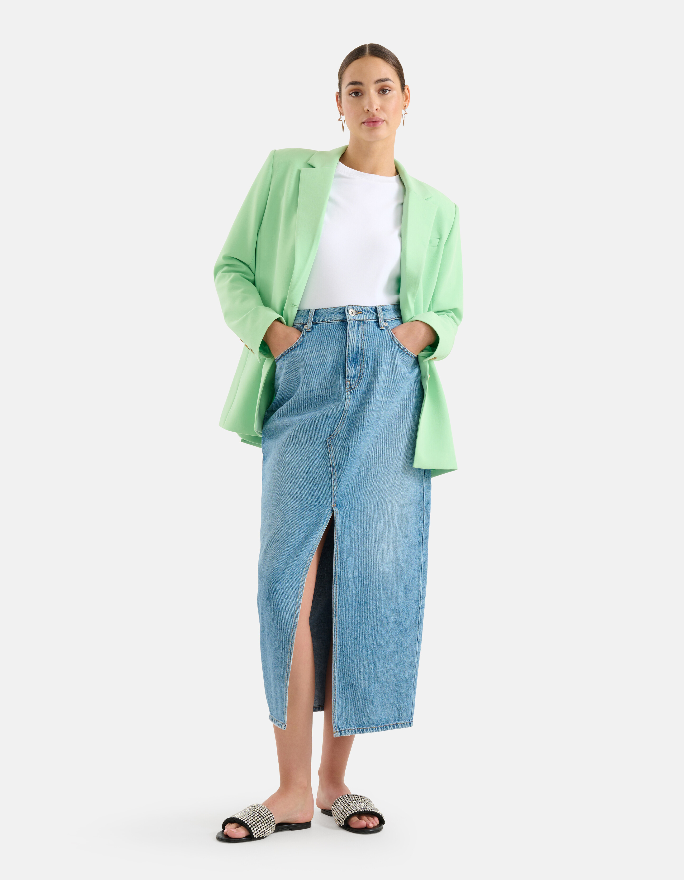 Blazer Groen SHOEBY WOMEN