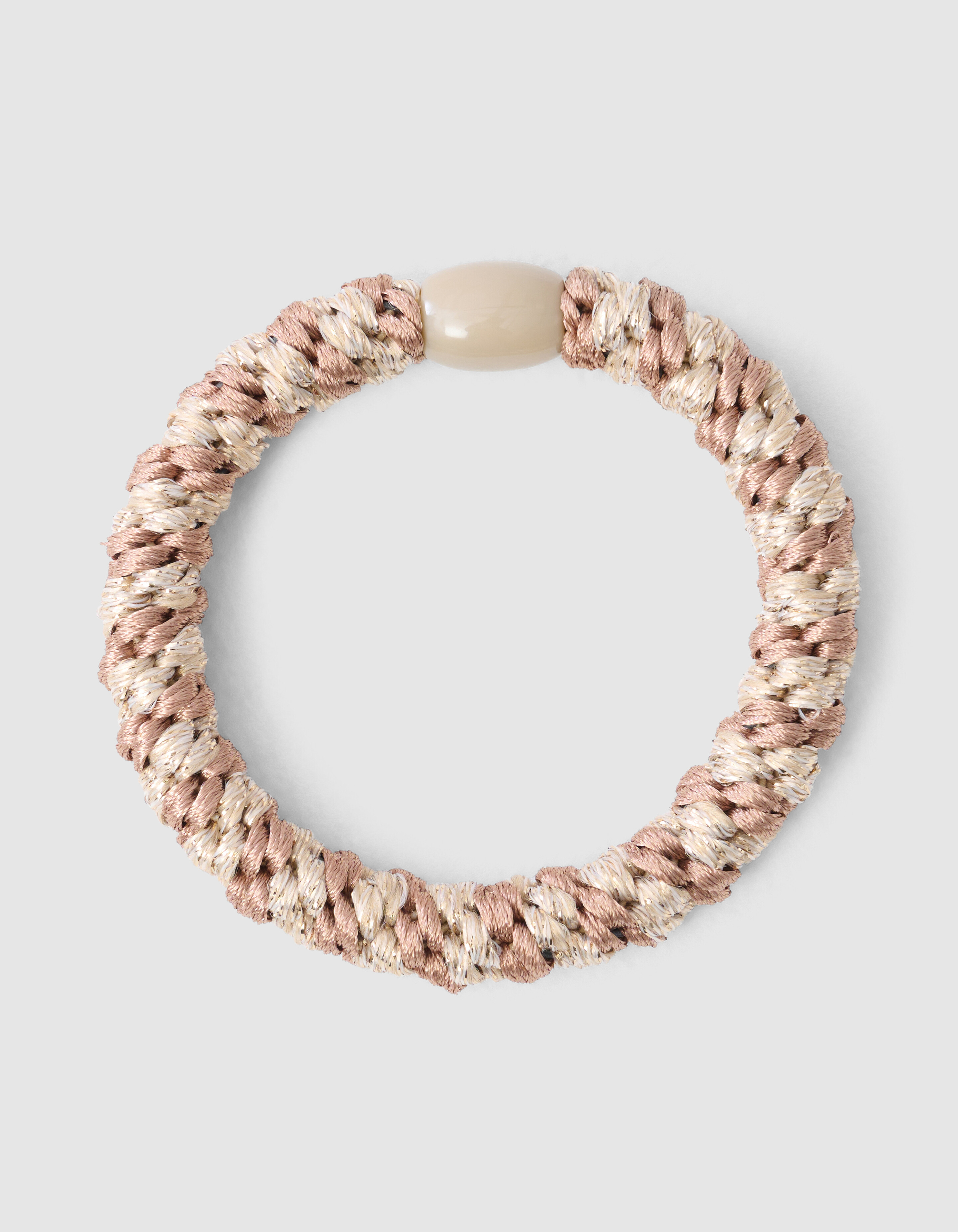 Lurex Haarelastiek Bruin SHOEBY ACCESSOIRES
