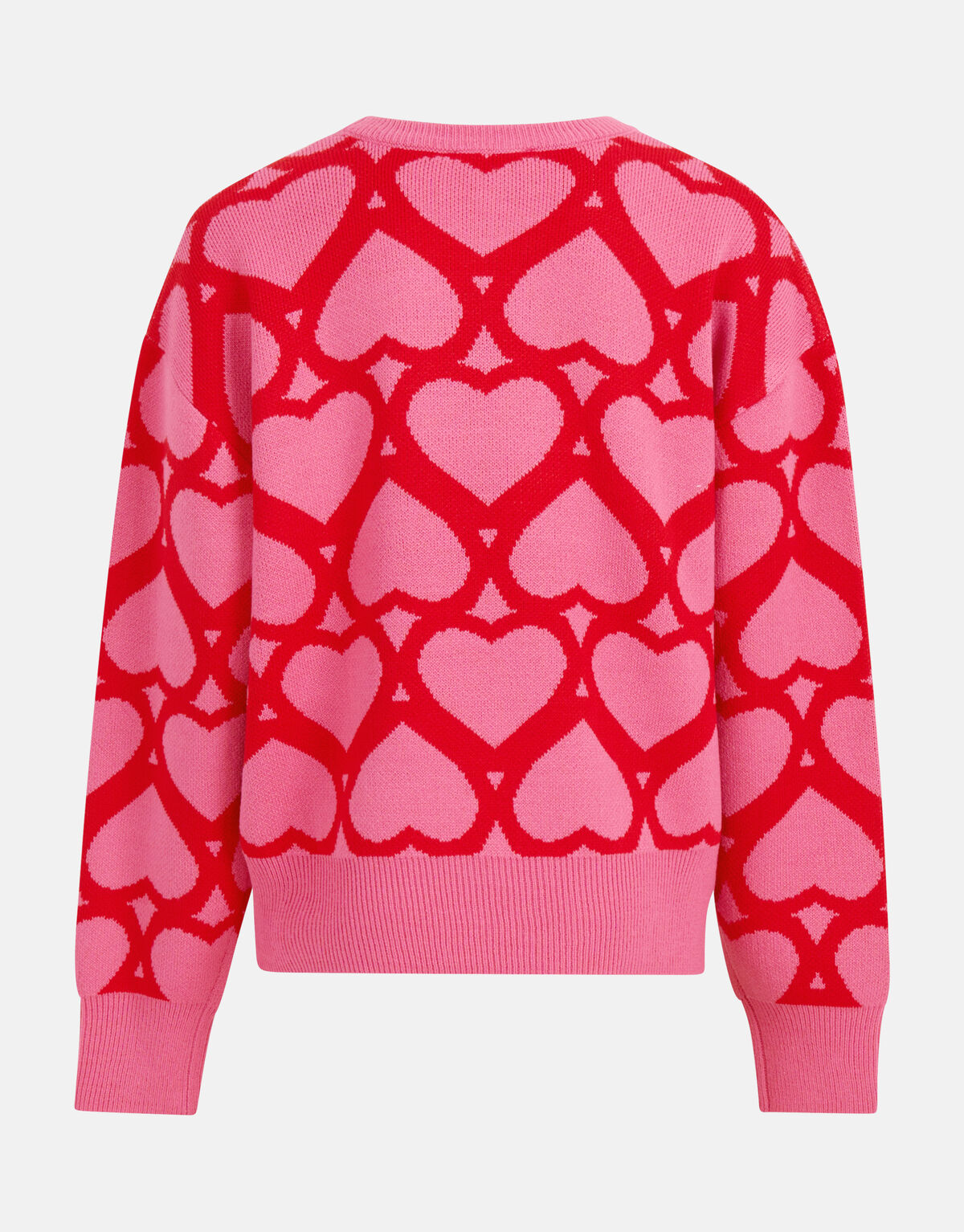 Printed Jacquard Trui Roze SHOEBY GIRLS