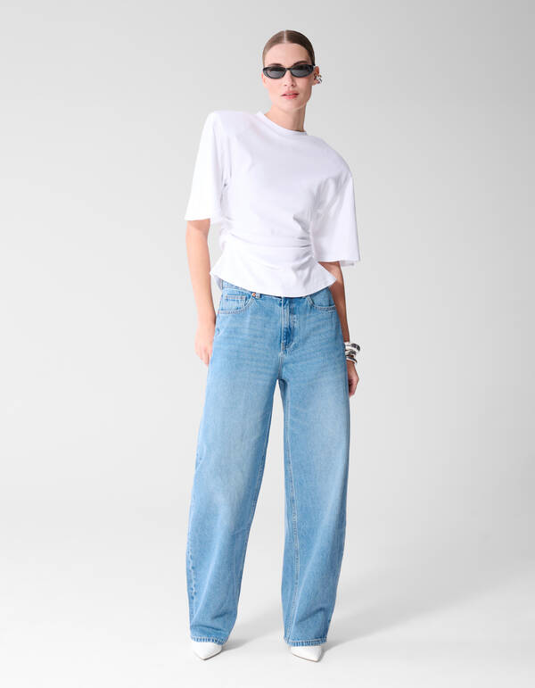 Waisted T-shirt Wit SHOEBY WOMEN