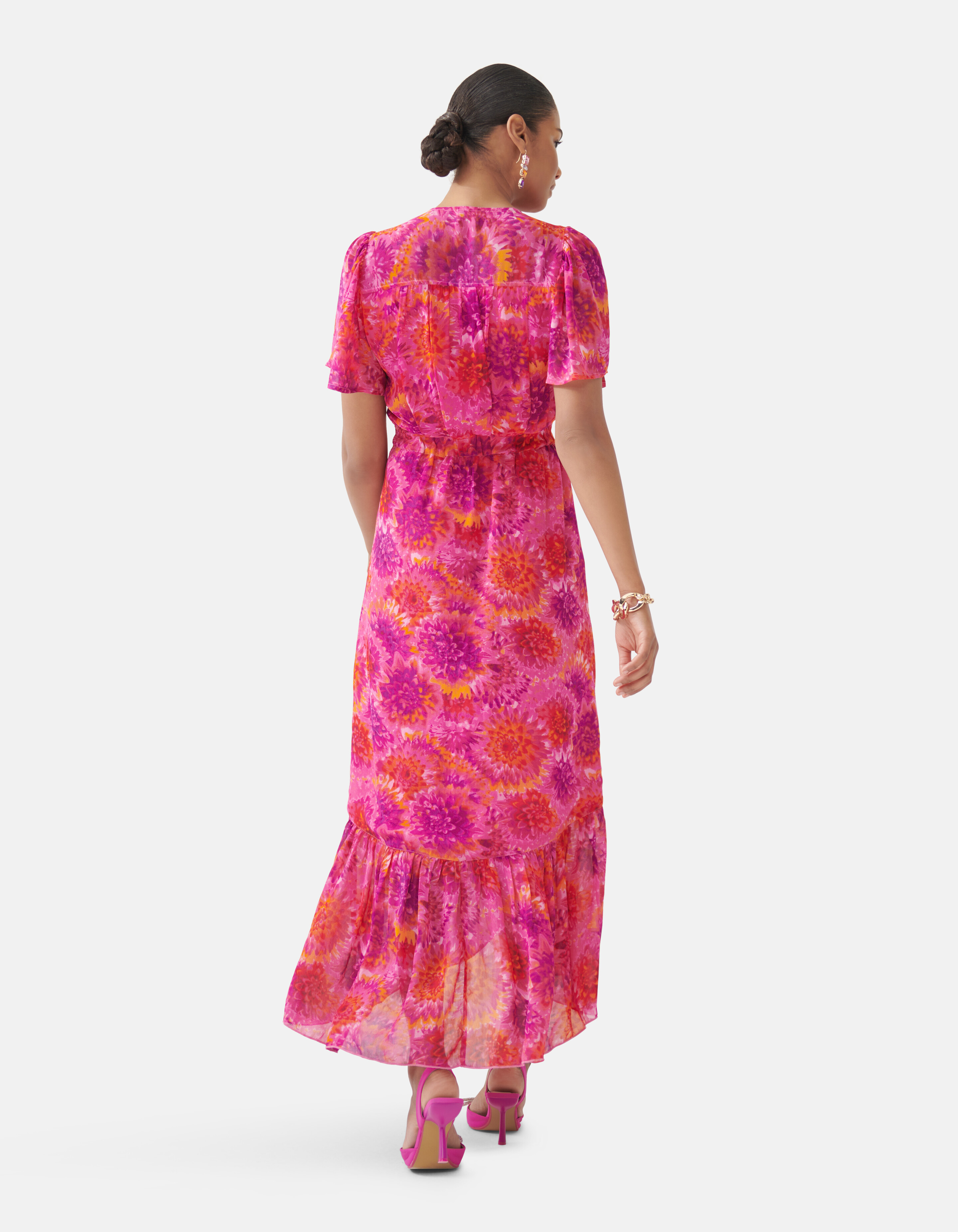 Printed Jurk Roze SHOEBY WOMEN