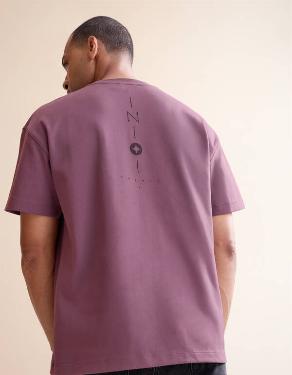Spark Artwork T-shirt Paars SHOEBY MEN