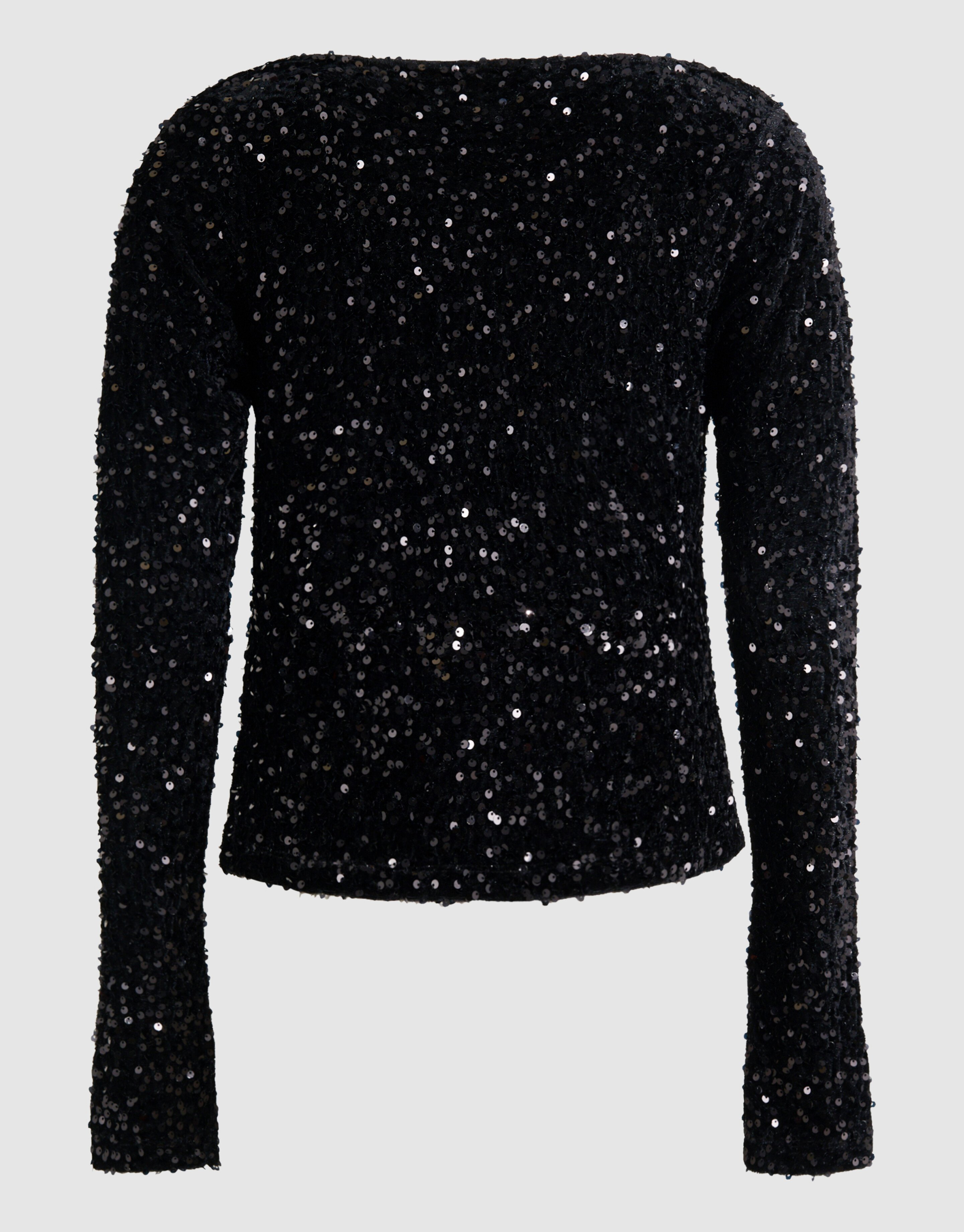 Sequin Waterval Top Zwart SHOEBY WOMEN