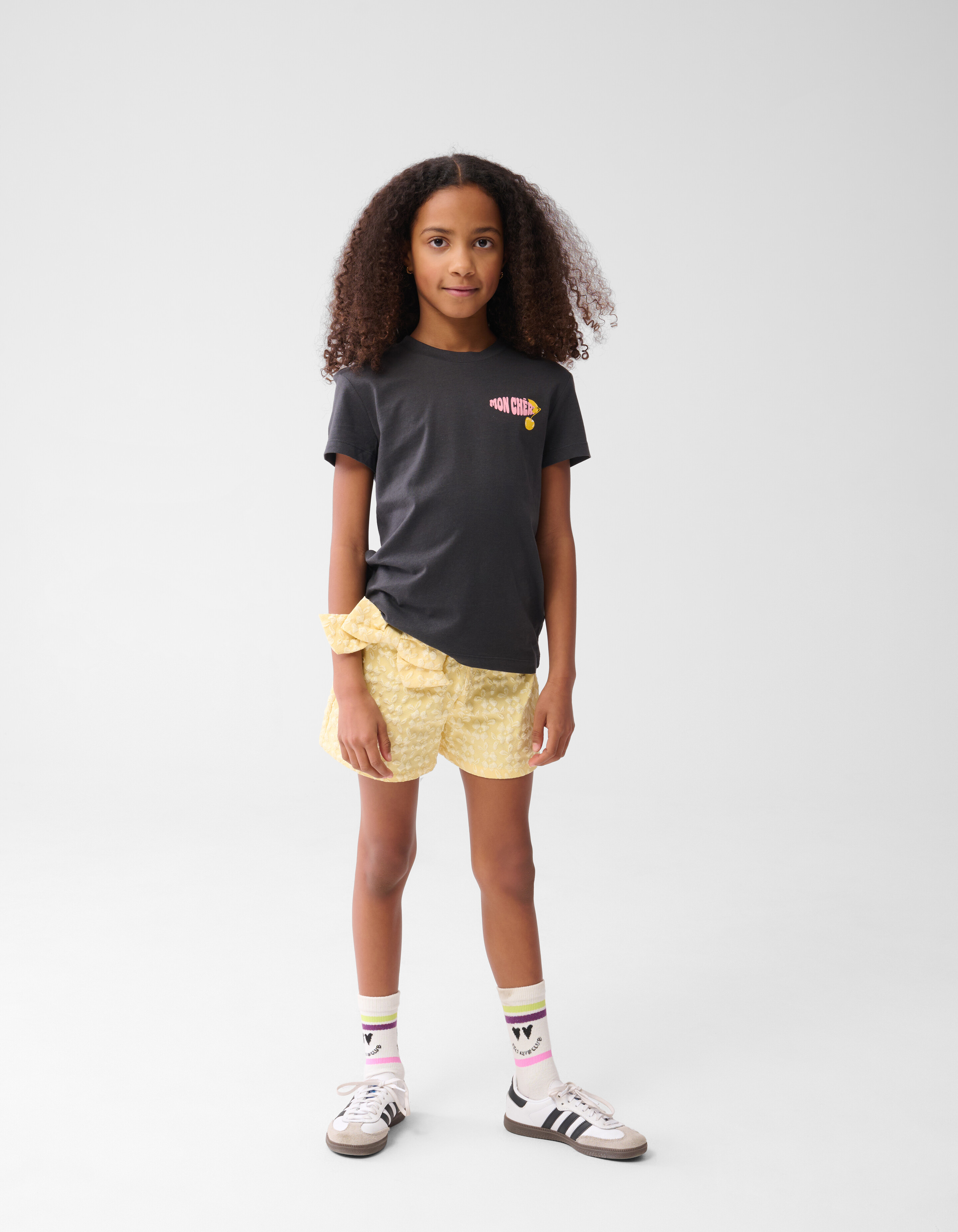 Artwork T-shirt Donkergrijs SHOEBY GIRLS
