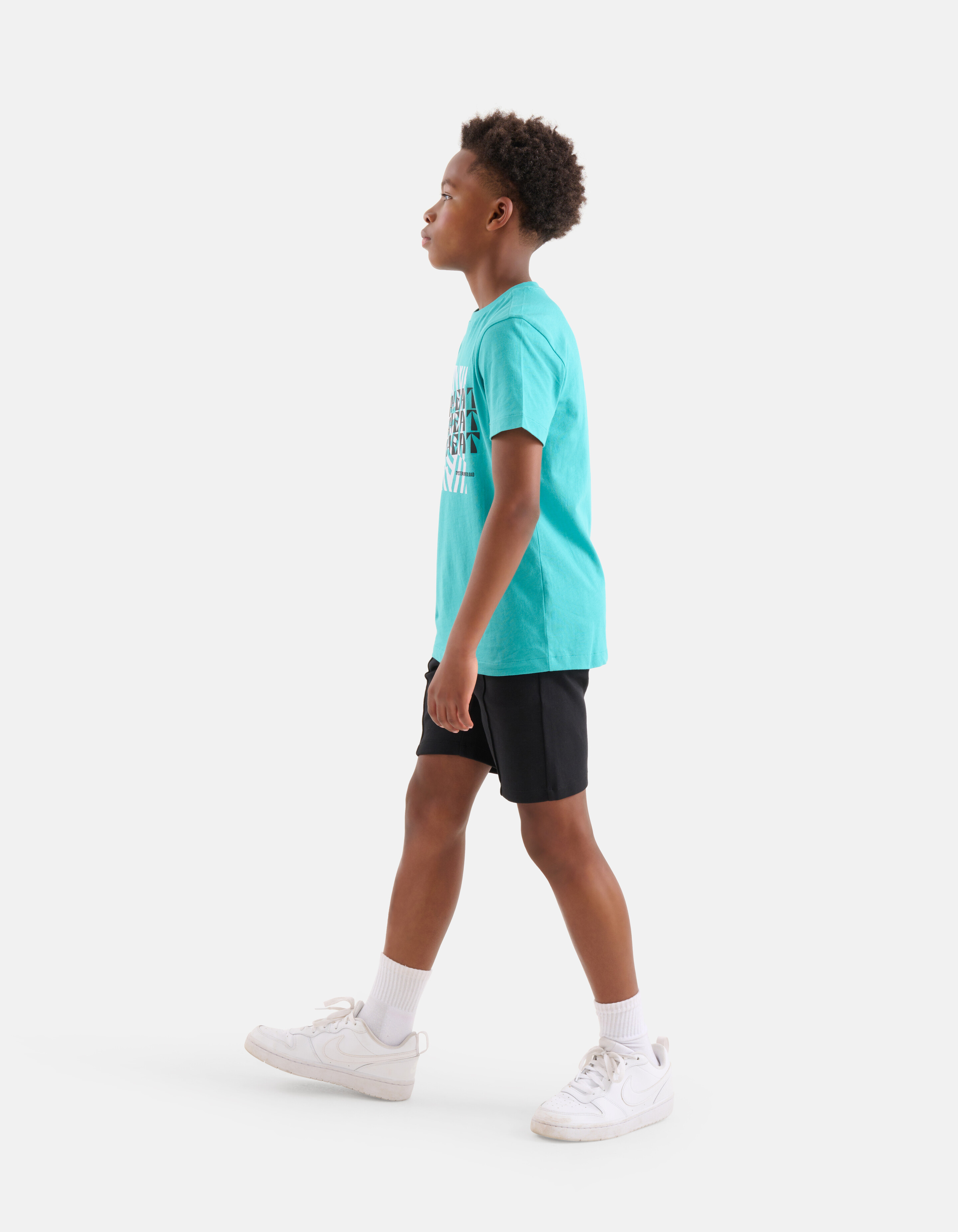 Print T-shirt Blauw SHOEBY BOYS