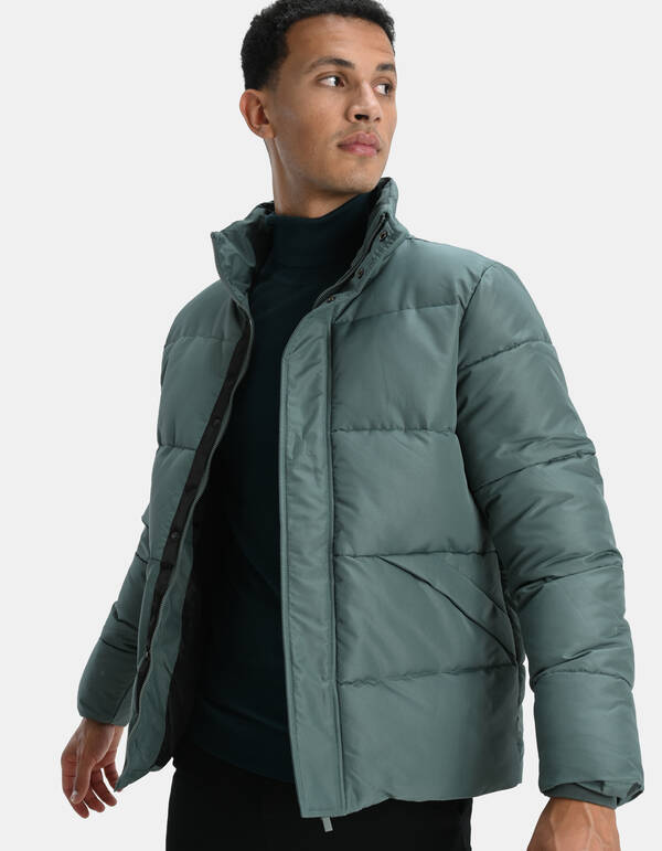 Uni Puffer Jas Groen SHOEBY MEN