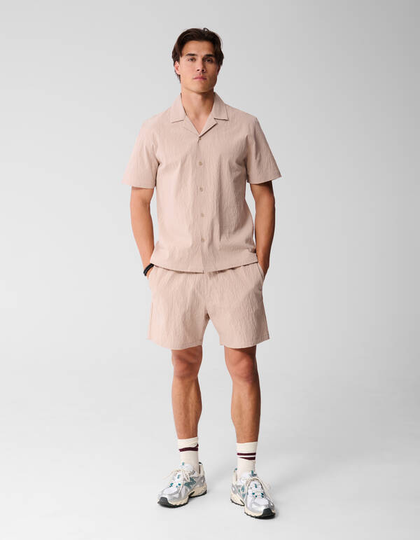 Structuur Shirt Zand SHOEBY MEN