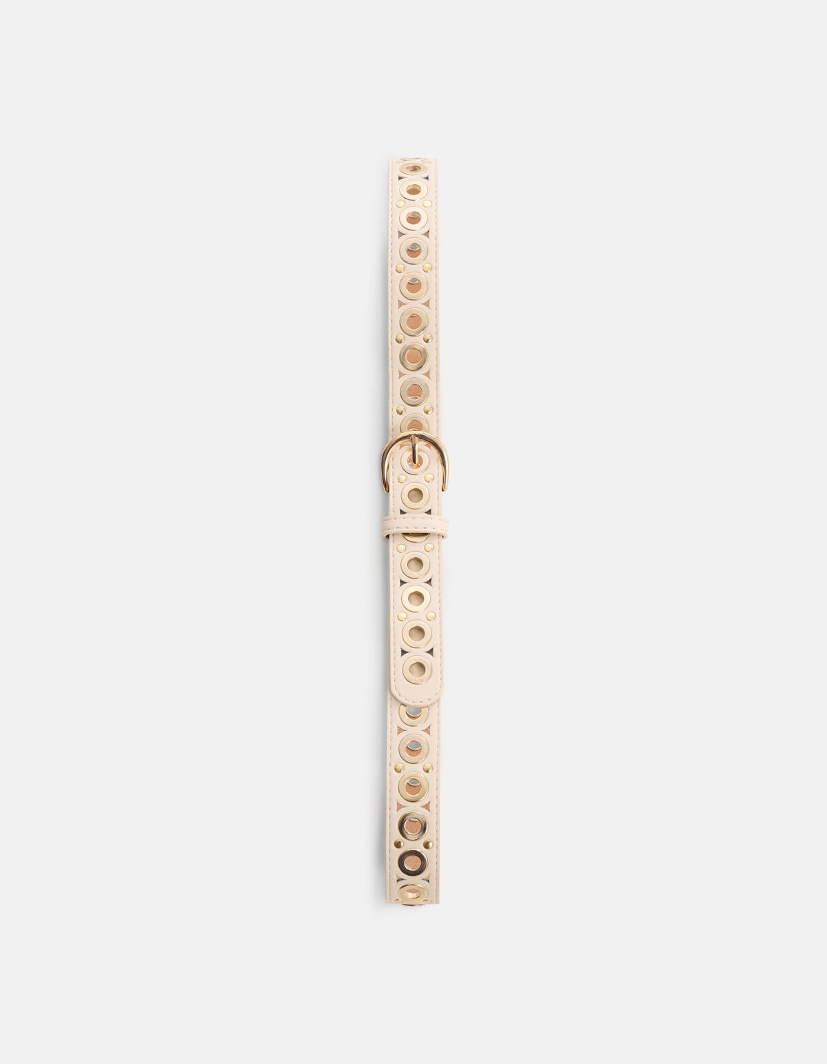 Eyelet Riem Gebroken Wit SHOEBY ACCESSOIRES