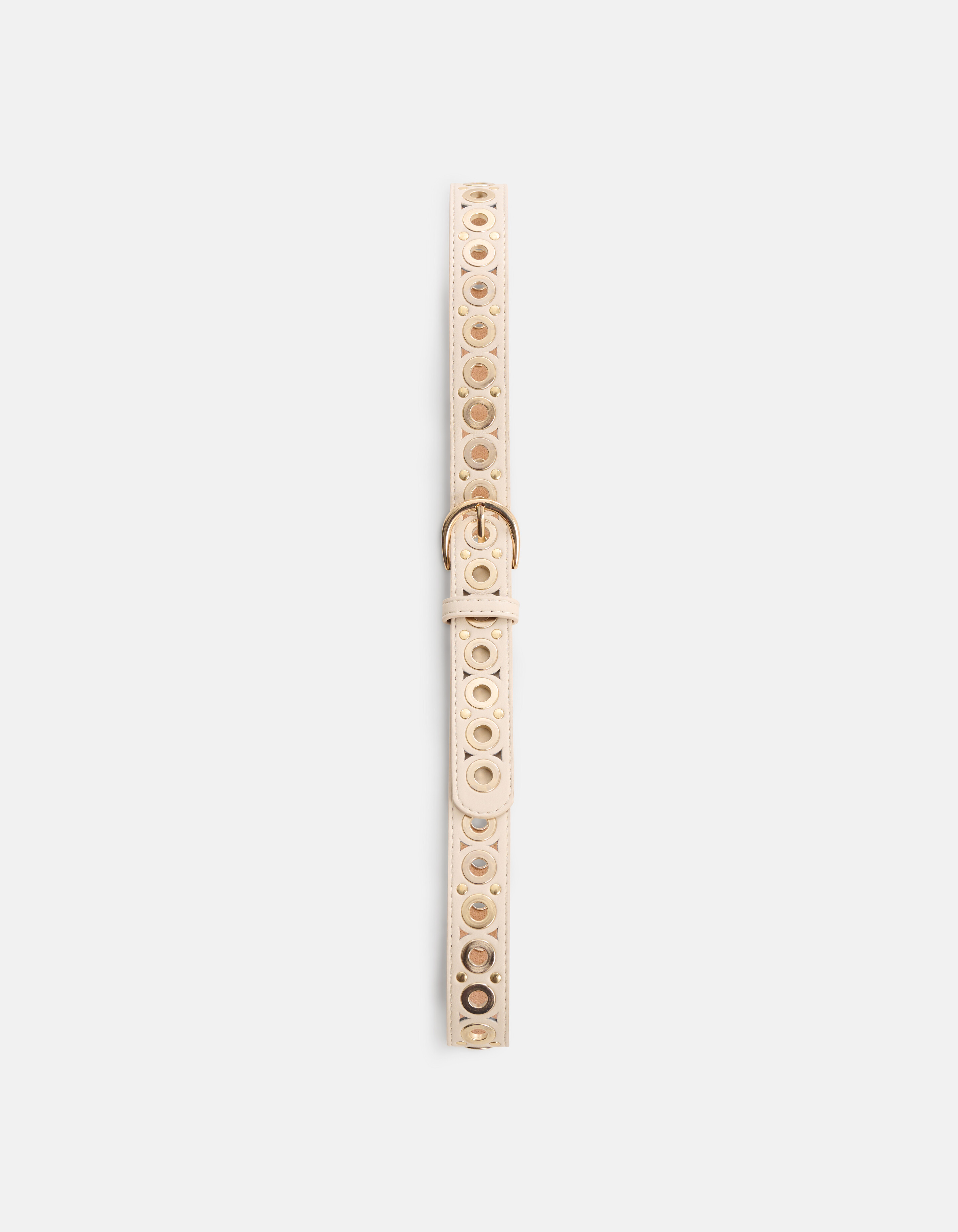 Eyelet Riem Gebroken Wit SHOEBY ACCESSOIRES