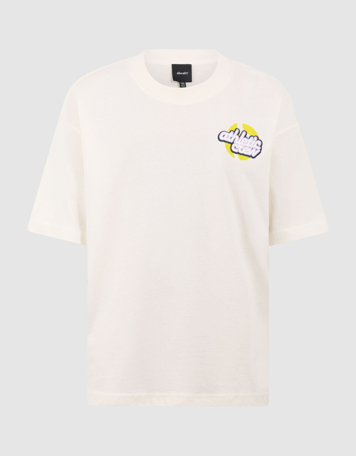 Athletic Artwork T-shirt Gebroken Wit SHOEBY BOYS