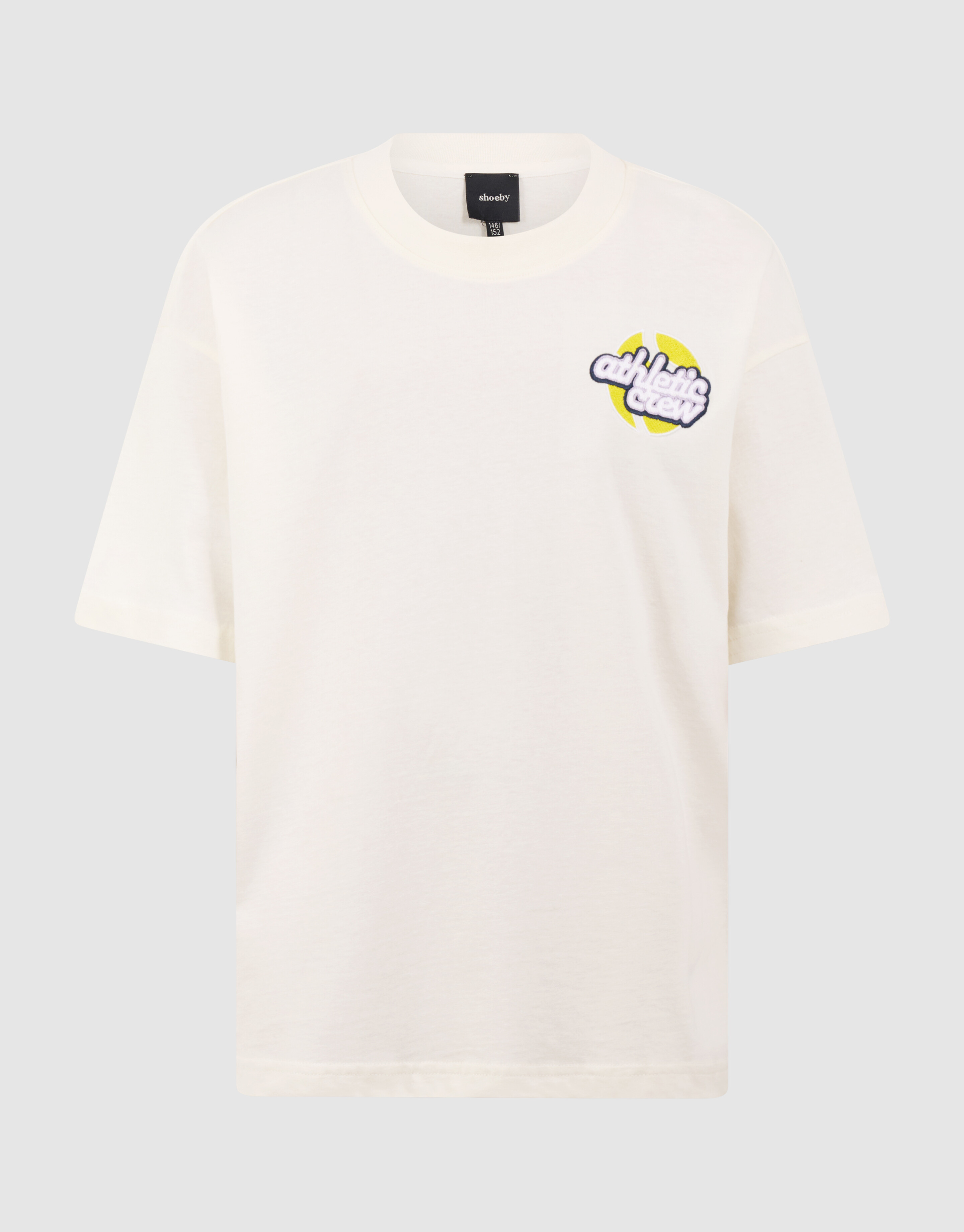 Athletic Artwork T-shirt Gebroken Wit SHOEBY BOYS