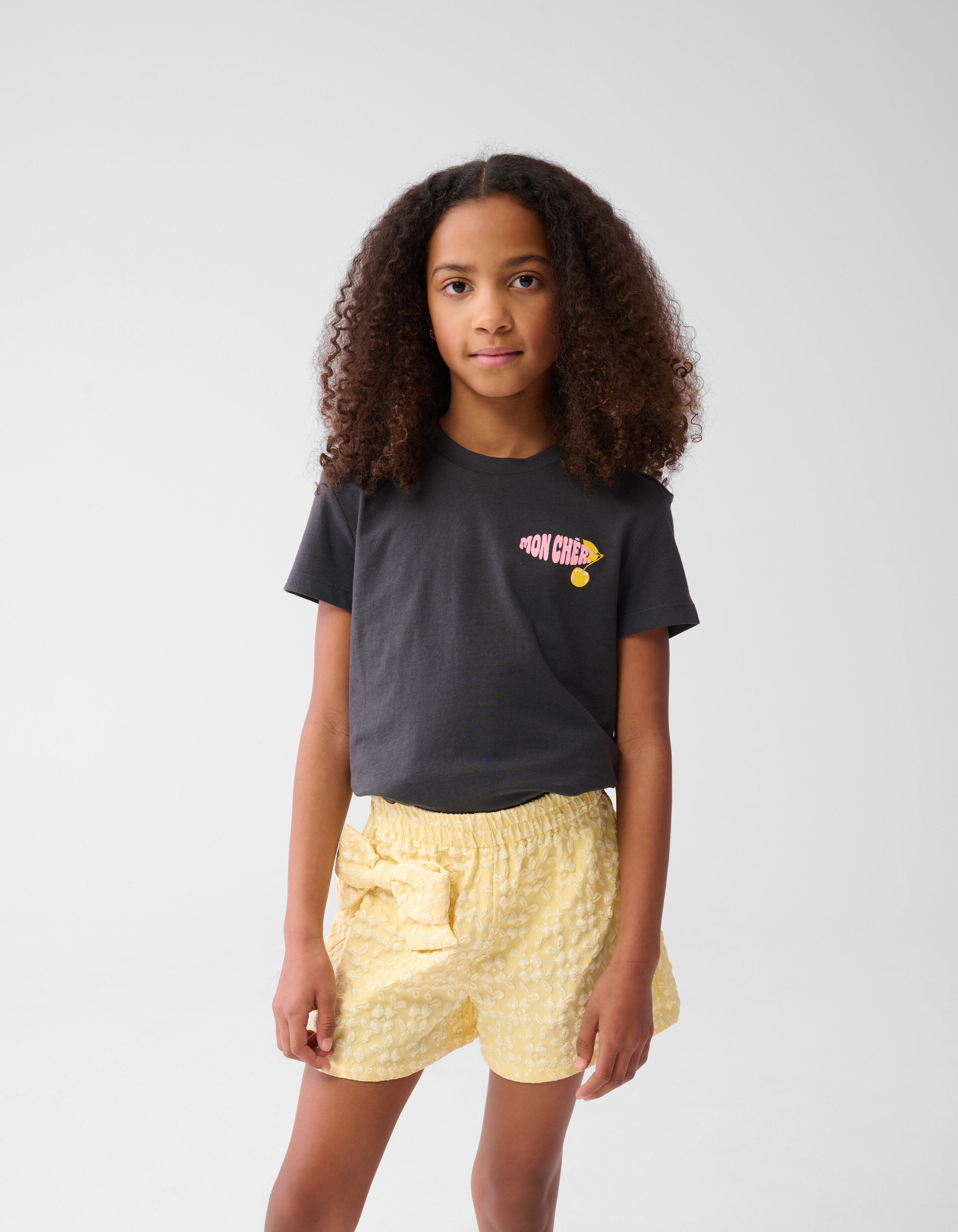 Artwork T-shirt Donkergrijs SHOEBY GIRLS
