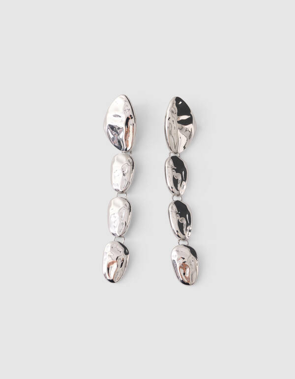 Hanging Stone Oorbellen Zilver SHOEBY ACCESSOIRES