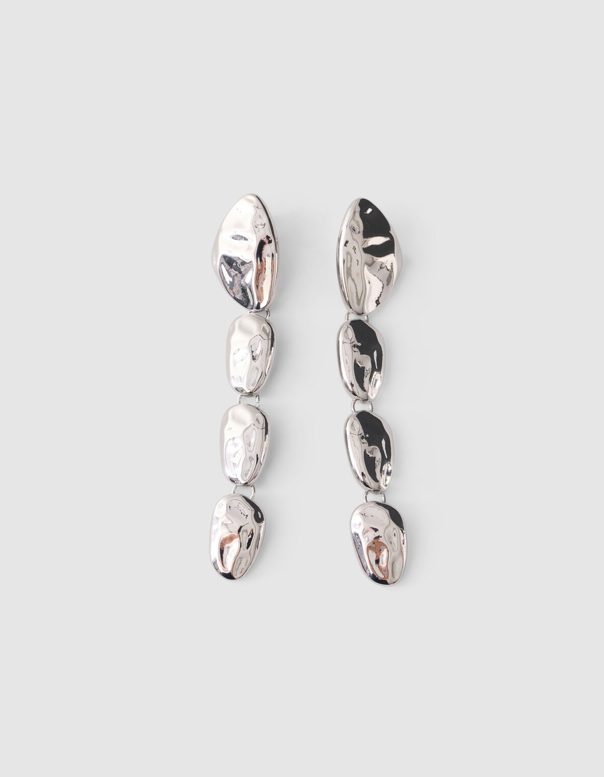 Hanging Stone Oorbellen Zilver SHOEBY ACCESSOIRES
