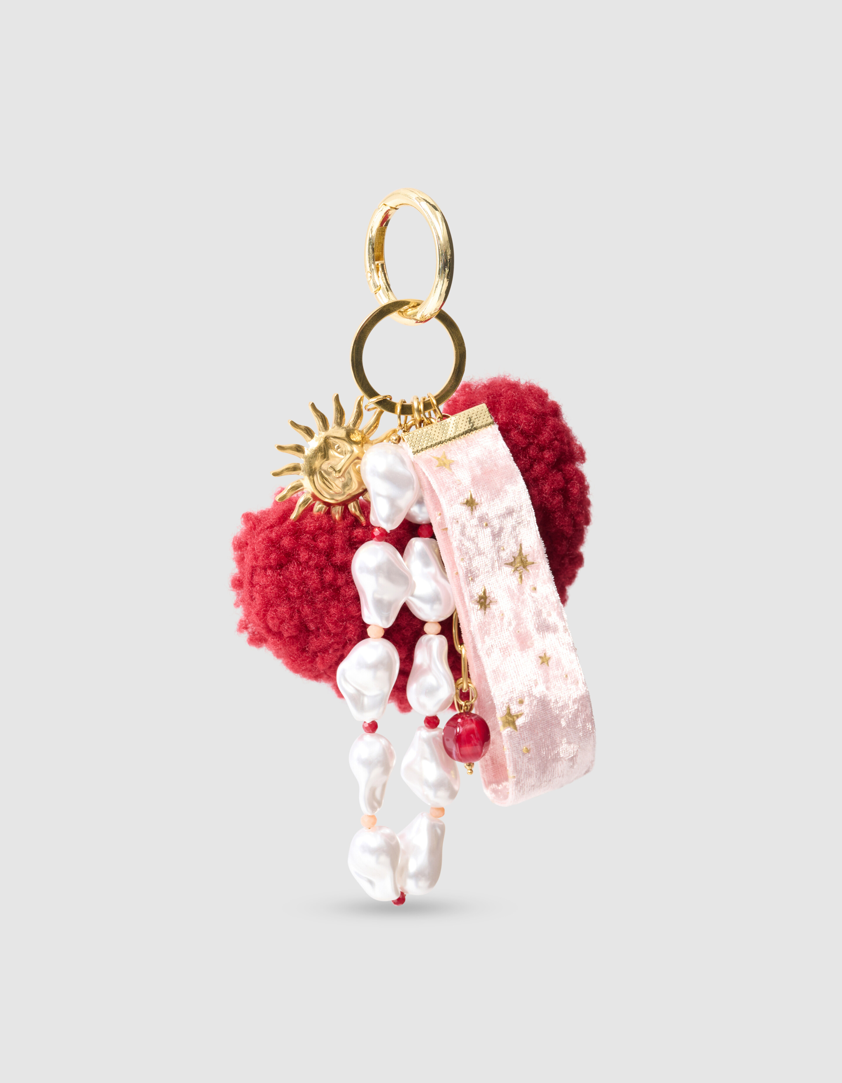 Heart Bagcharm Rood SHOEBY ACCESSOIRES