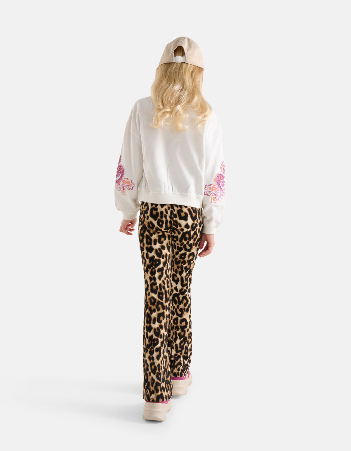 Embroidery Sweater Gebroken Wit SHOEBY GIRLS