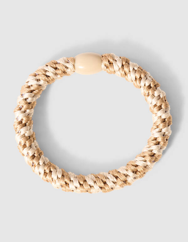 Lurex Haarelastiek Lichtbruin SHOEBY ACCESSOIRES