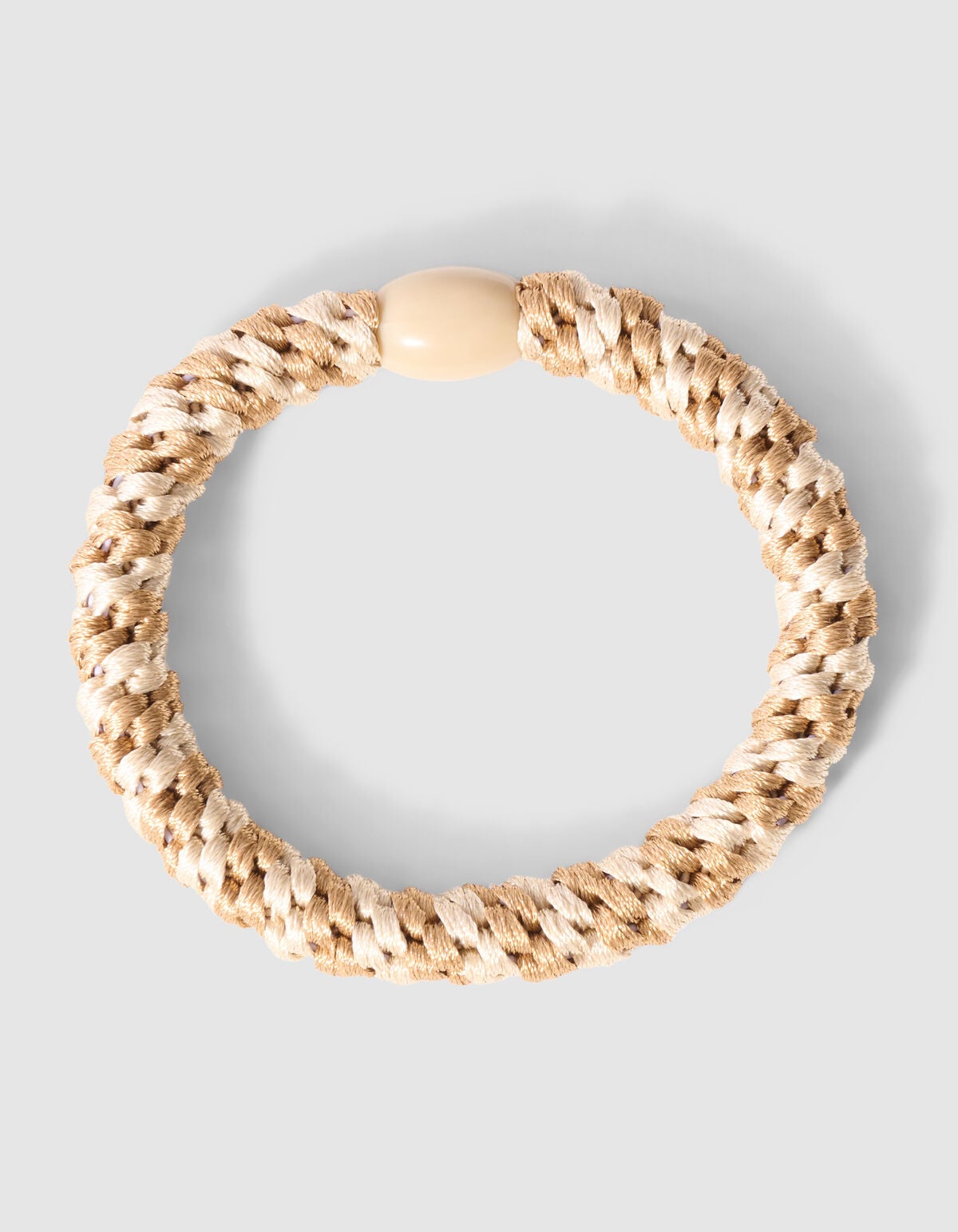 Lurex Haarelastiek Lichtbruin SHOEBY ACCESSOIRES